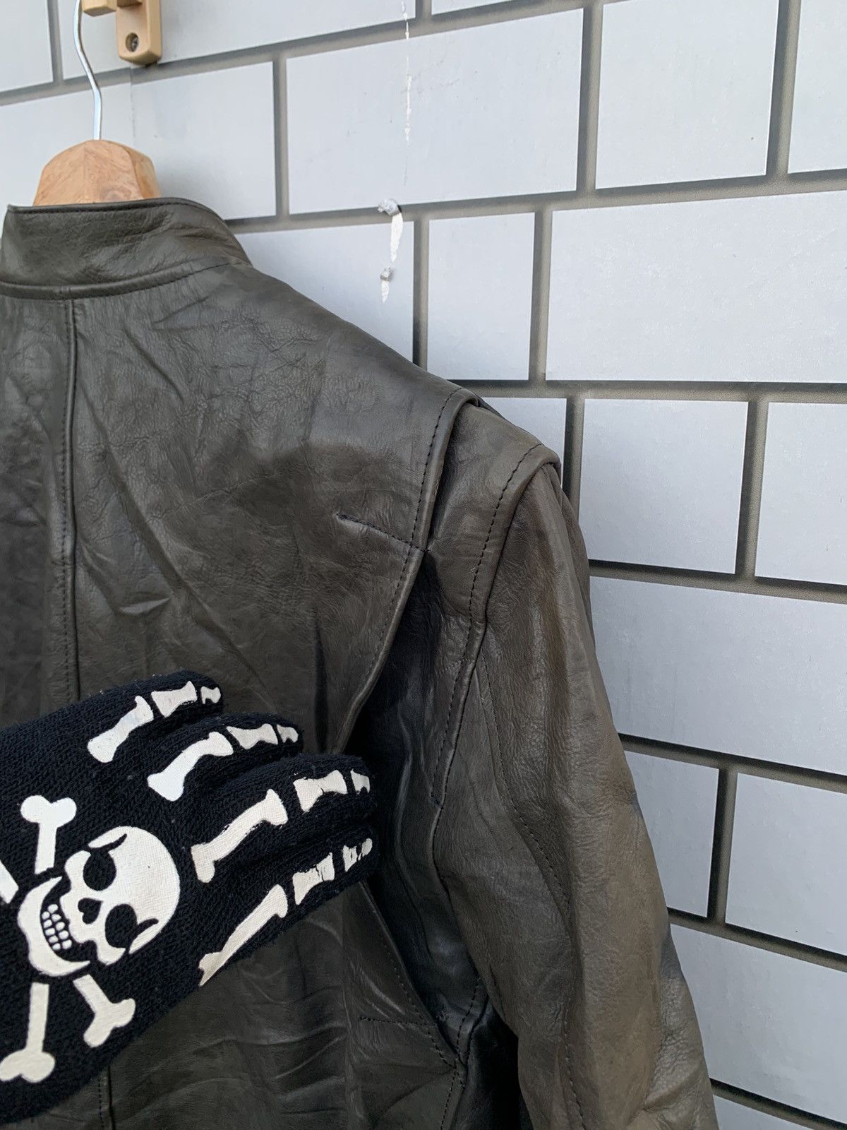 14th Addiction Vintage Japanese Brand Cuir Standard Leather Jacket Size US L / EU 52-54 / 3 - 18 Thumbnail