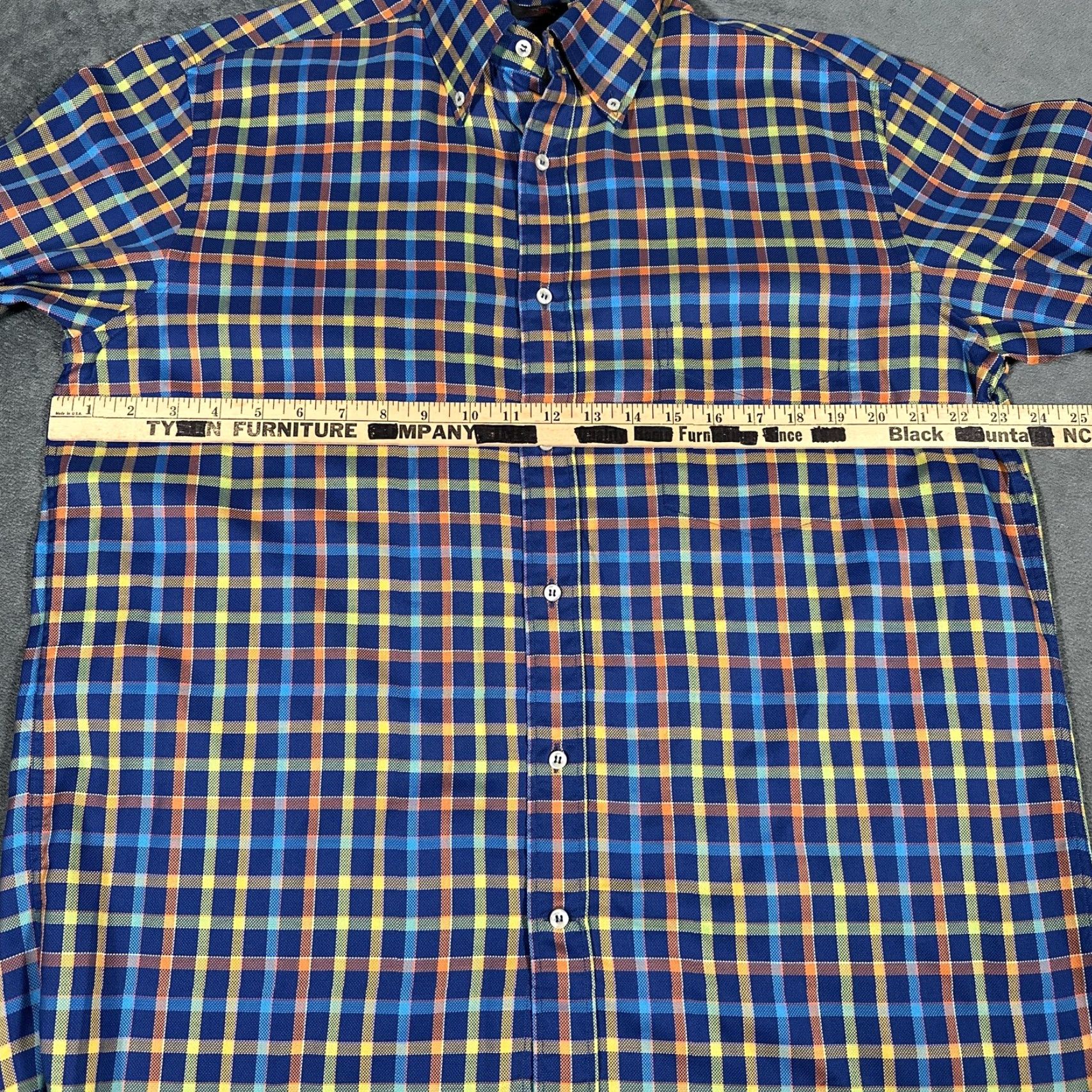 Paul & Shark Paul & Shark Yachting Shirt Mens XL Blue Multicolor Plaid Button Down Cotton Size US L / EU 52-54 / 3 - 5 Thumbnail