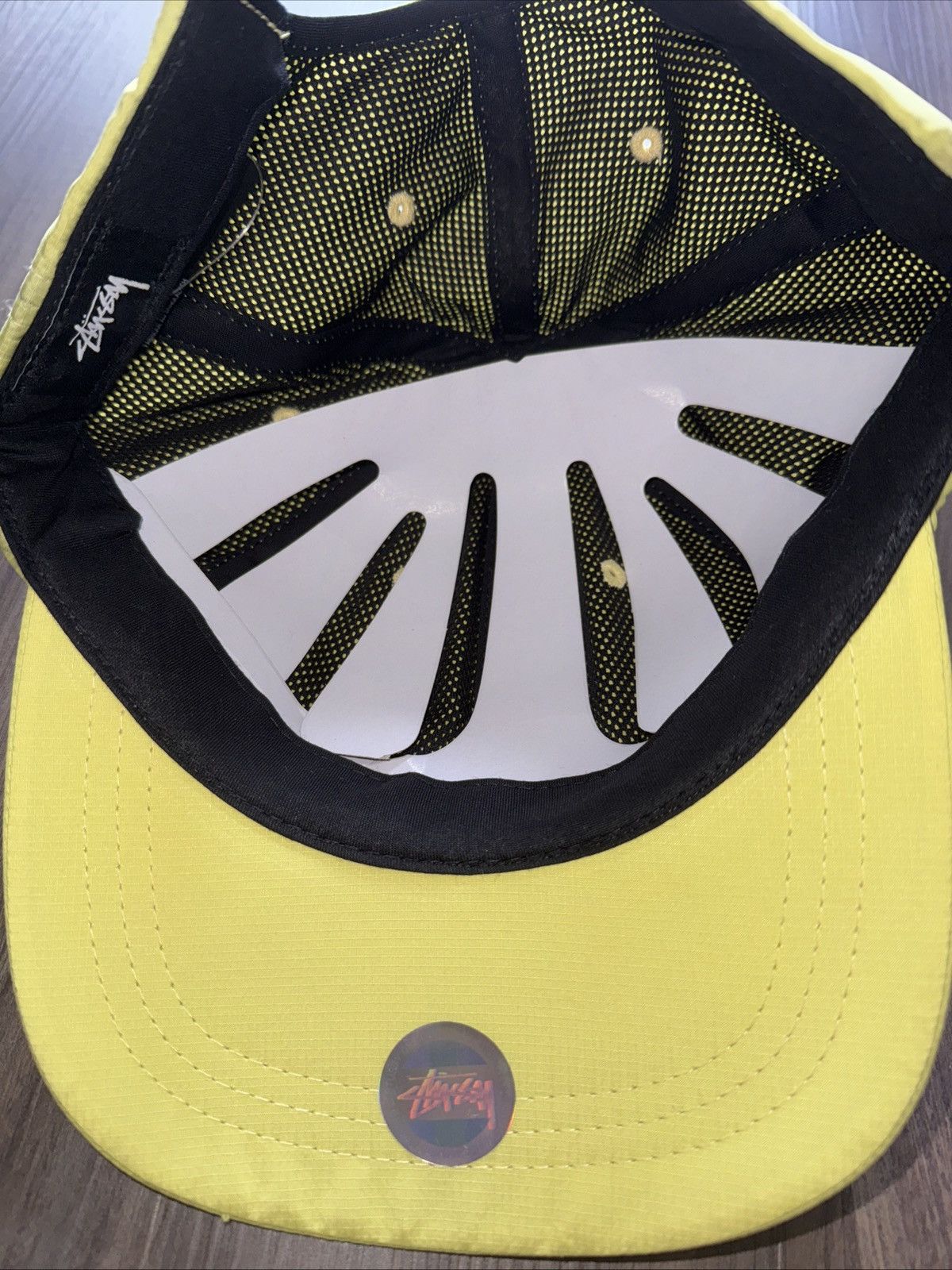 Stussy Stüssy Poly Ripstop Low Pro Cap Yellow Adjustable Hat New Size ONE SIZE - 3 Thumbnail