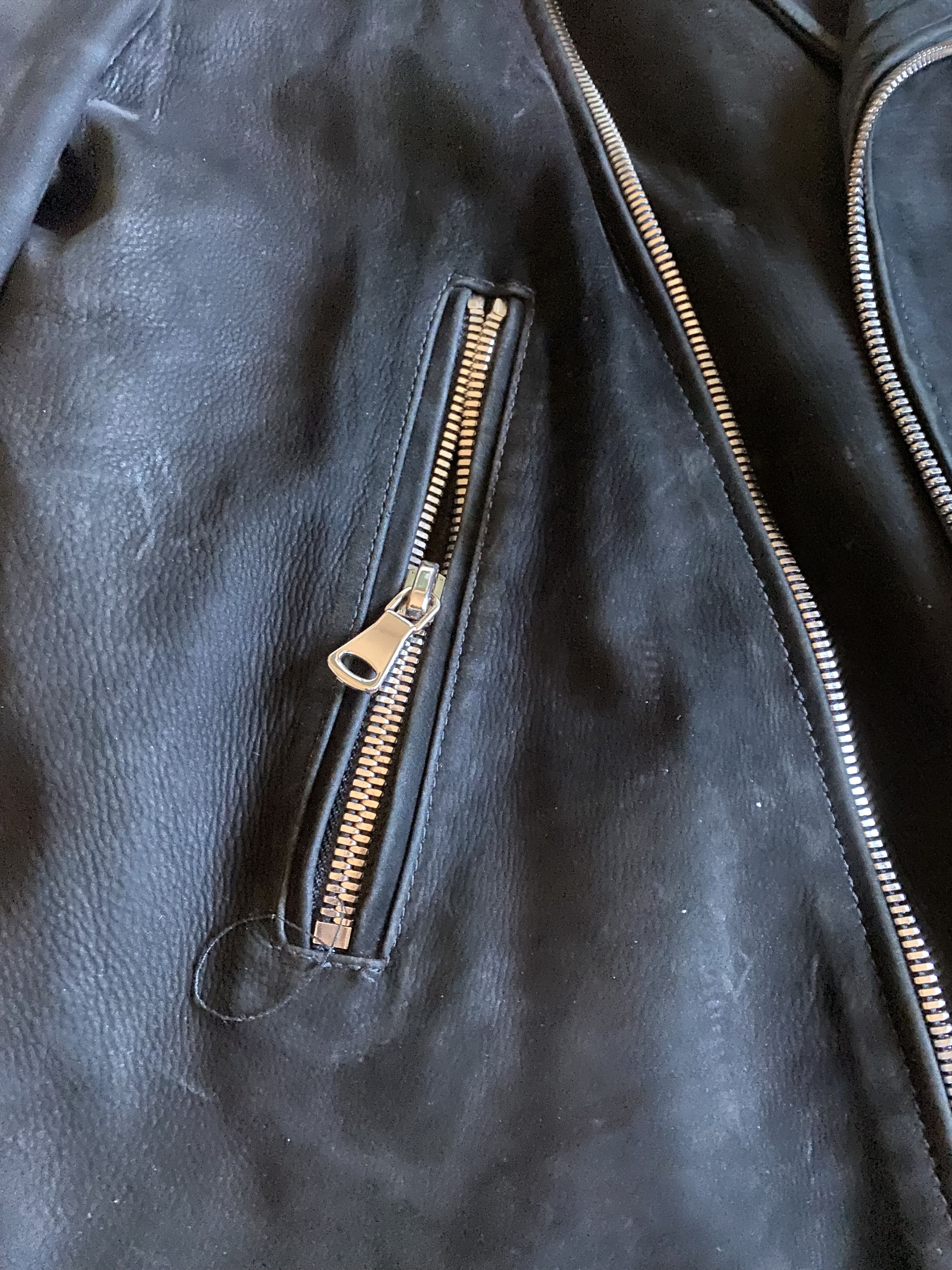 Other TALA Suede Moto Jacket – Made in USA – Black – Men’s L Size US L / EU 52-54 / 3 - 3 Thumbnail