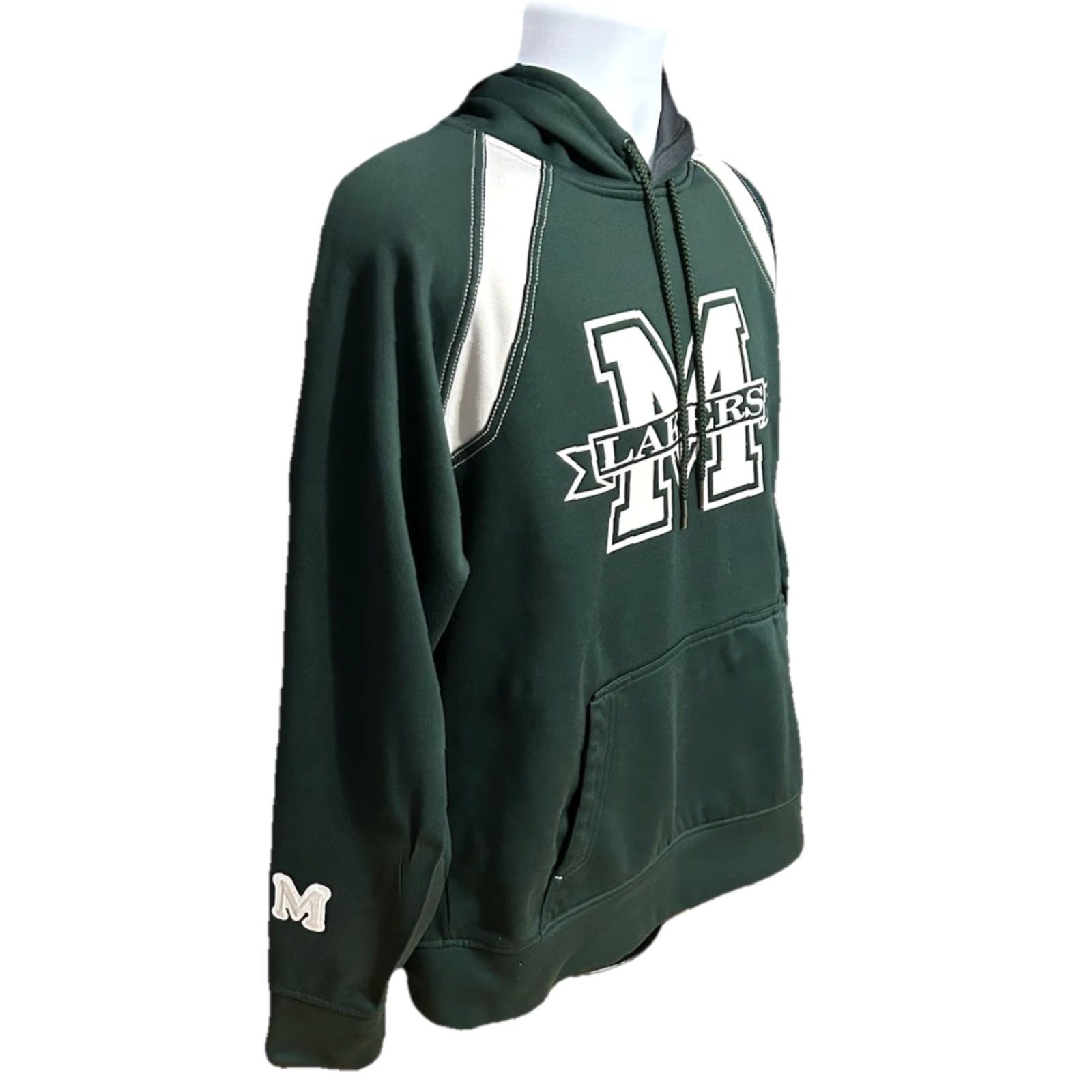 KangaROOS VINTAGE Mercyhurst University Hoodie Adult Small Green Drawstrings Kangaroo Pocket Size US S / EU 44-46 / 1 - 3 Thumbnail