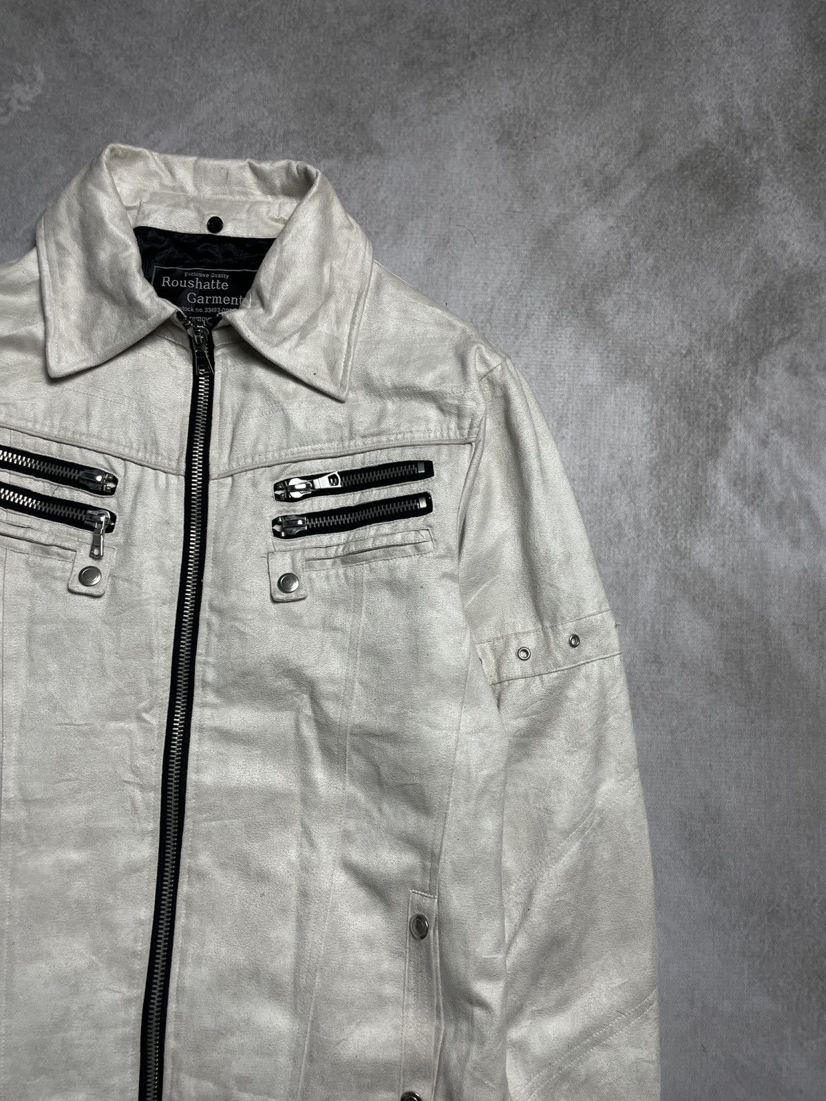 If Six Was Nine 2000’s Roushatte - Vkei Style Riders Jacket Size US M / EU 48-50 / 2 - 5 Thumbnail