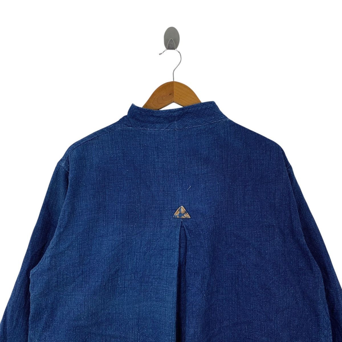 Japanese Brand × Vintage Vintage JAPANESE BRAND Indigo Casualwear Designer Shirts Size US XL / EU 56 / 4 - 4 Thumbnail