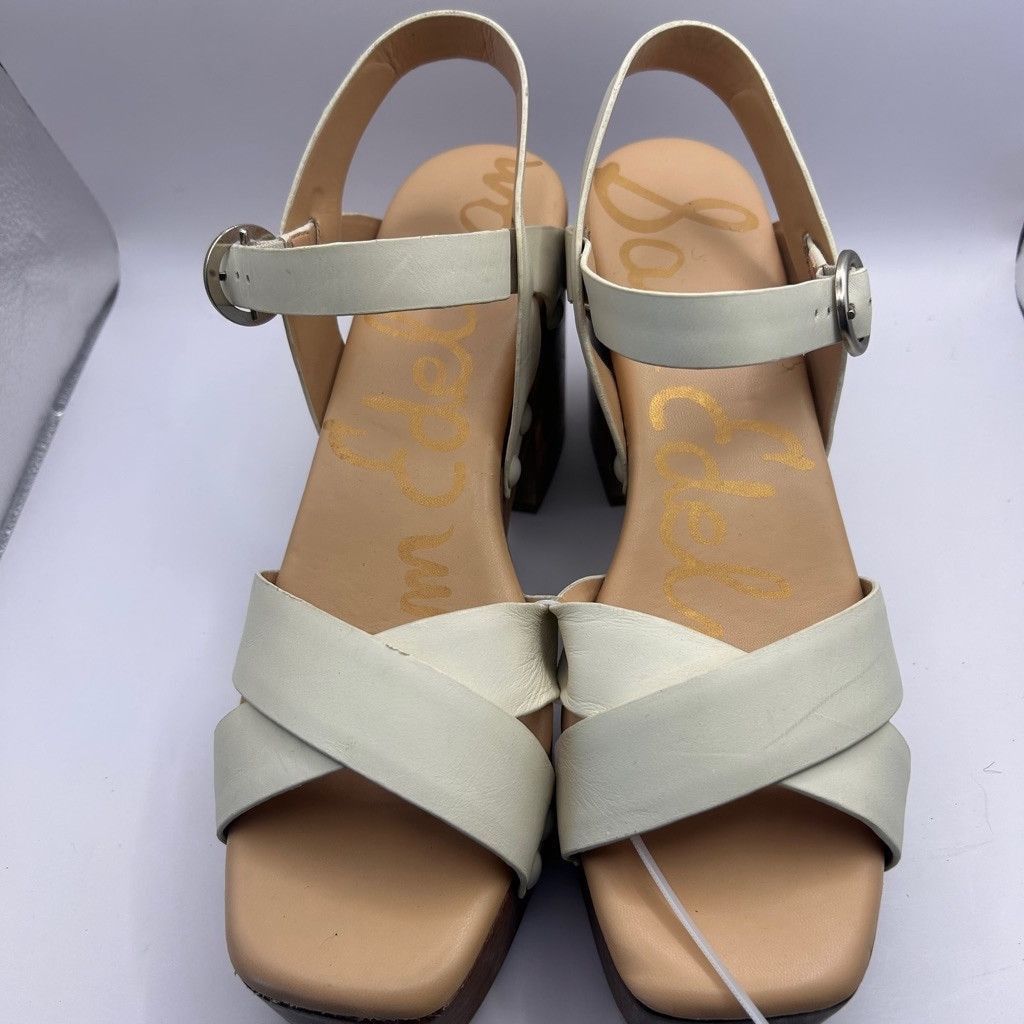 Sam Edelman Women's Sam Edelman Sandals beige&wood Size 9 Size US 9 / IT 39 - 1 Thumbnail