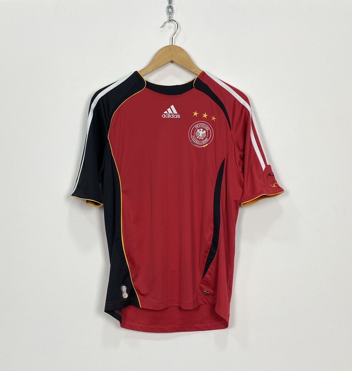 Vintage ADIDAS GERMANY FORMOTION MATCH WC 2006 Schweinsteiger Jersey Size US XL / EU 56 / 4 - 2 Thumbnail
