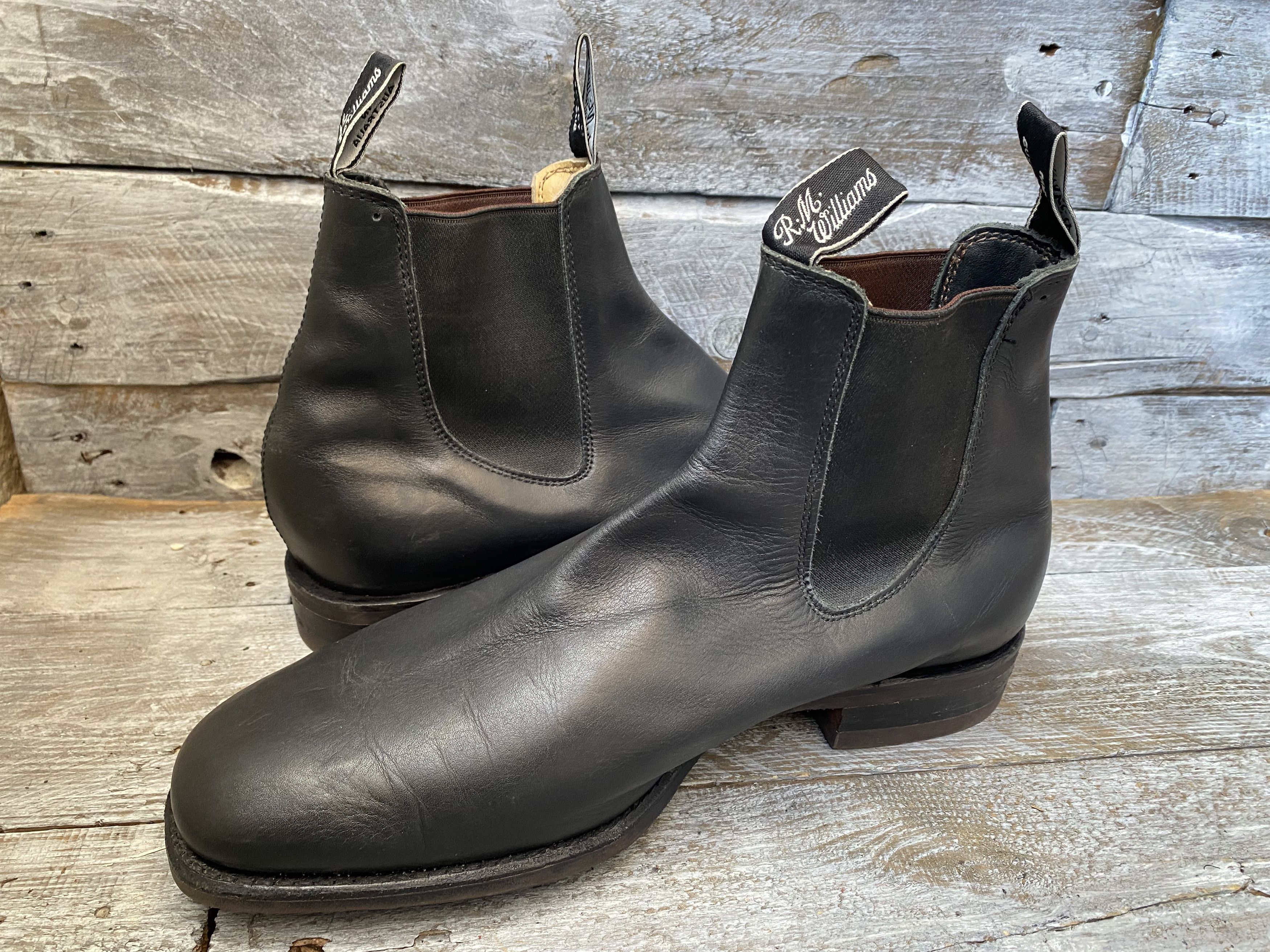 R.M. Williams Rm williams crafmanship chelsea black leather boots sz 43 Size US 10 / EU 43 - 13 Thumbnail