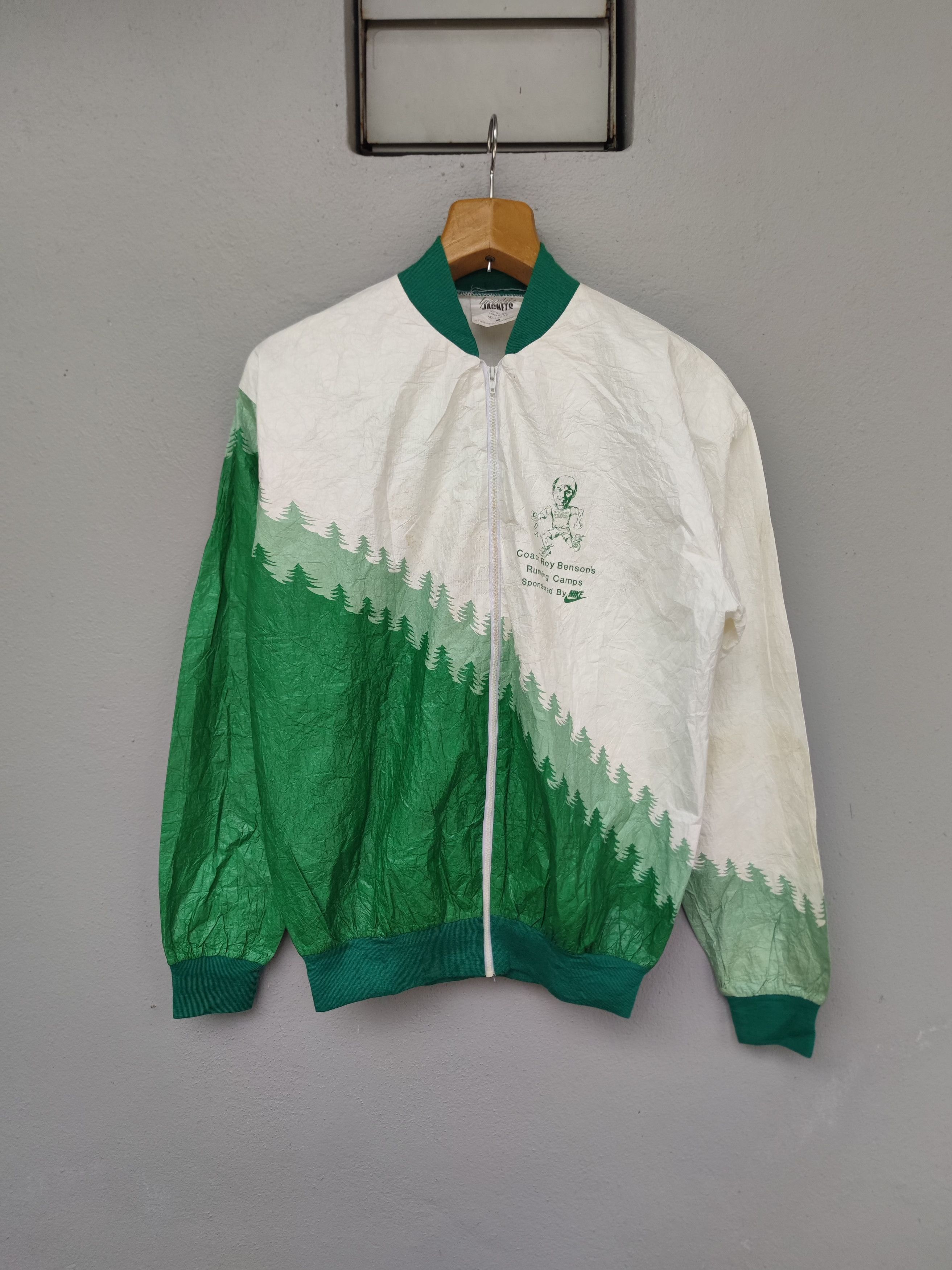 Nike Vintage 80s Nike Sponsored Coach Roy Benson's Running Camp Size US M / EU 48-50 / 2 - 1 Thumbnail