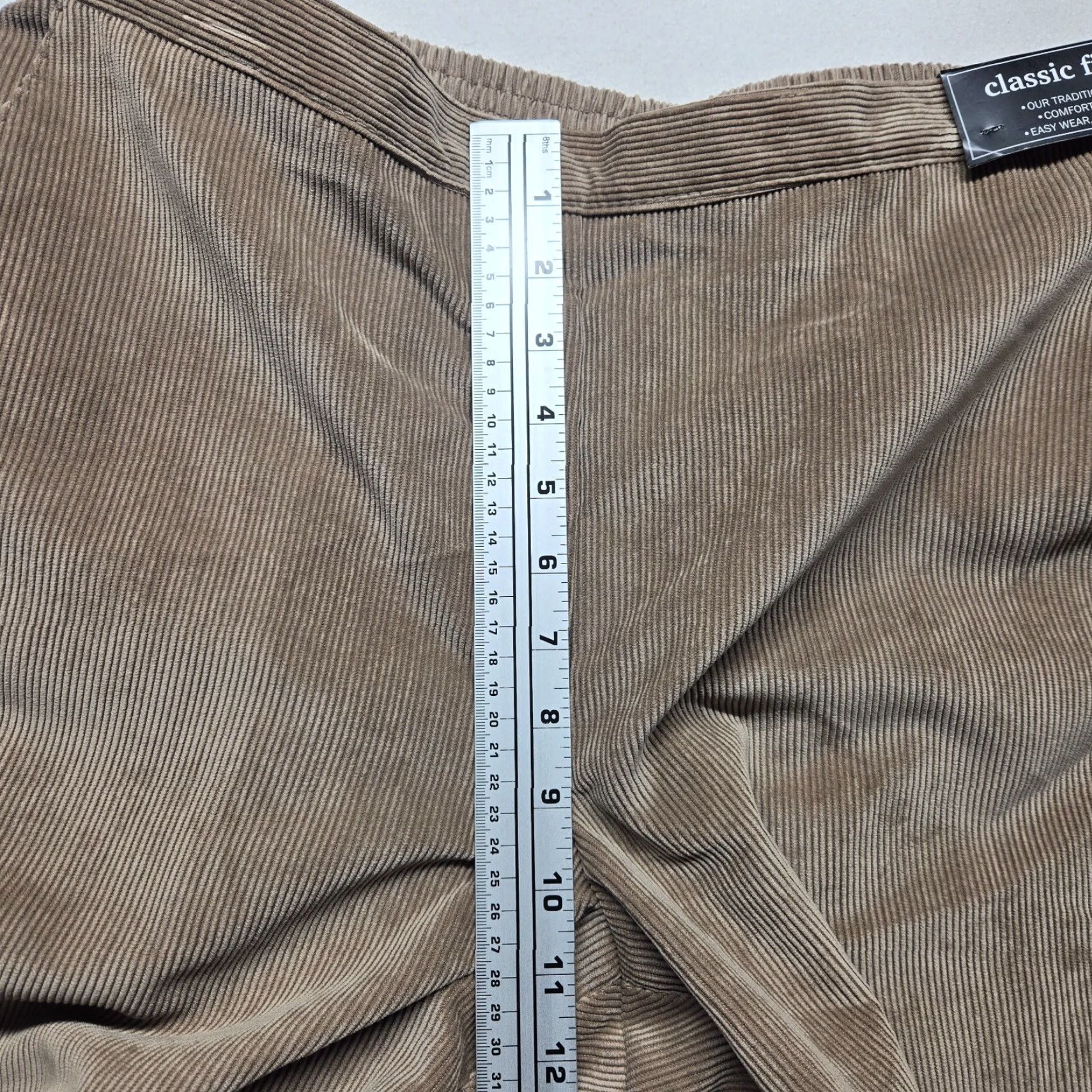 Vintage Alfred Dunner Solid Brown Pants Pull On Elastic Waist Adult Women's Size 14 Size 36" / US 14 / IT 50 - 6 Thumbnail