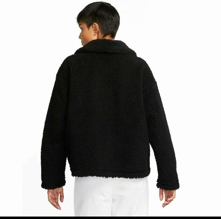A.P.C. × Nike Nike Big Swoosh Sherpa Fleece Jacket Size US M / EU 48-50 / 2 - 4 Thumbnail