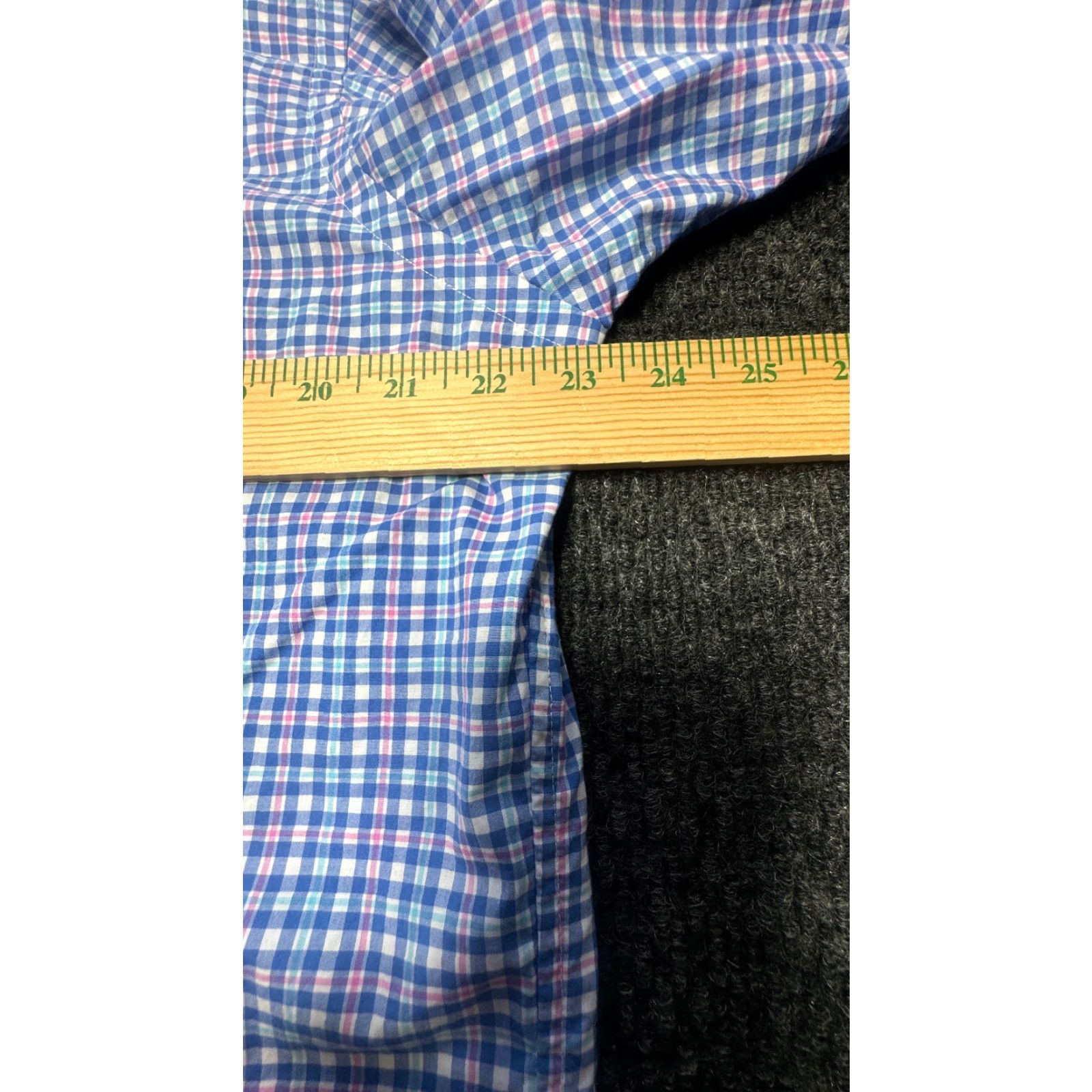 Ralph Lauren VINTAGE Ralph Lauren Long Sleeve Button Up Mens Large Check Shirt 100% Cotton 1582 Size US L / EU 52-54 / 3 - 4 Thumbnail
