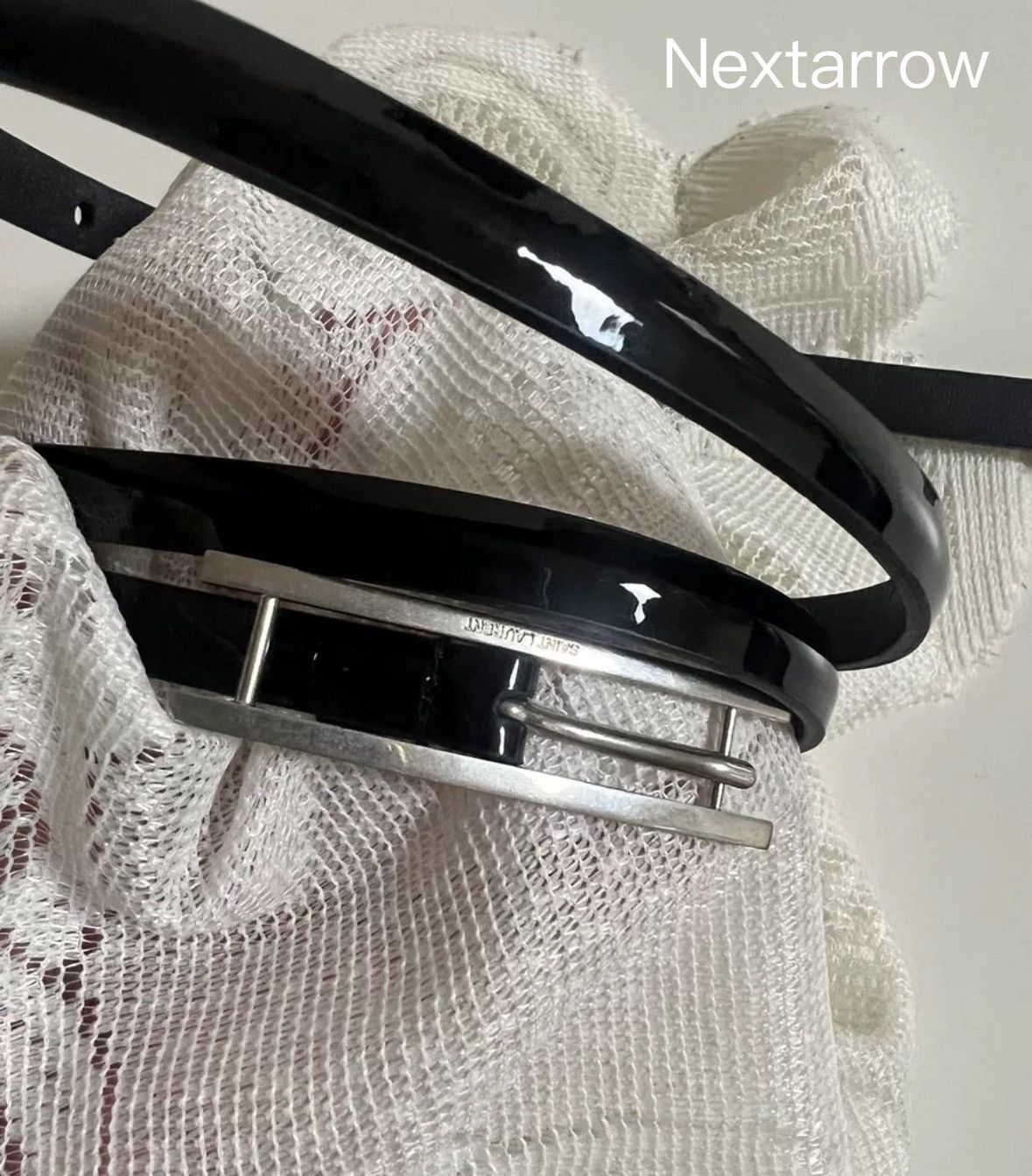 Saint Laurent Paris × Yves Saint Laurent SAINT LAURENT belt 2412-Nextarrow Size ONE SIZE - 2 Thumbnail
