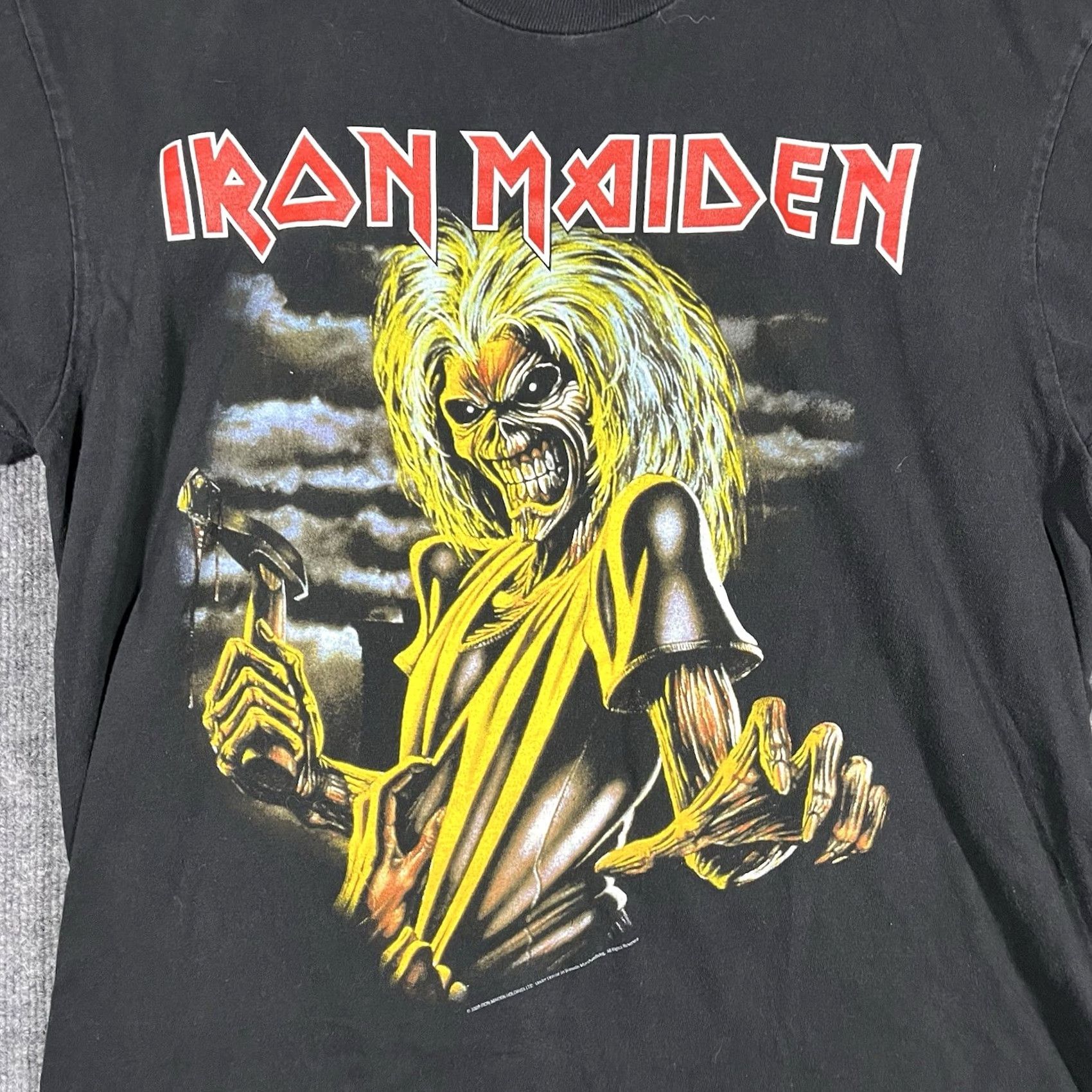 Vintage VINTAGE Iron Maiden Killers T-shirt Mens L Black 100% Cotton Graphic Tee Eddie Shirt Size US L / EU 52-54 / 3 - 2 Thumbnail