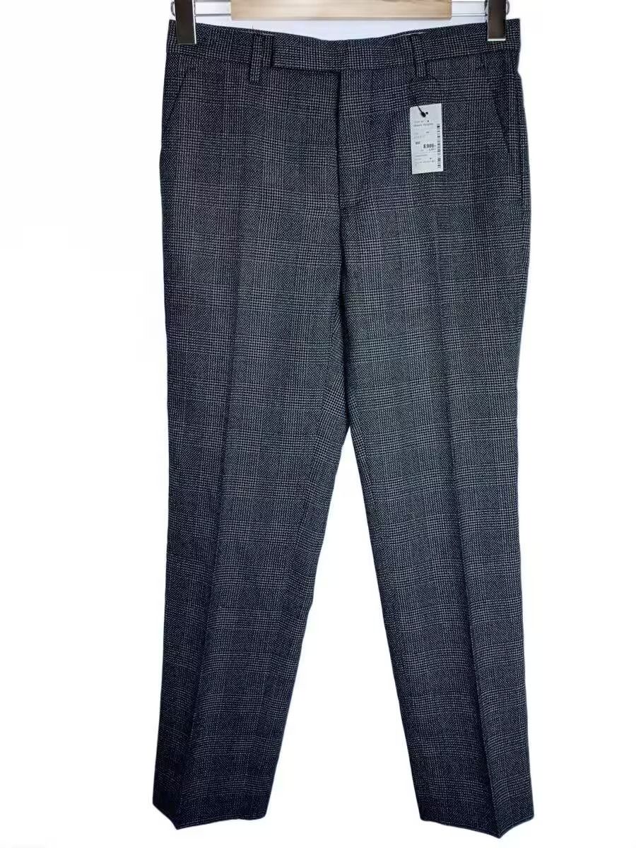 Plaid Cotton Pants