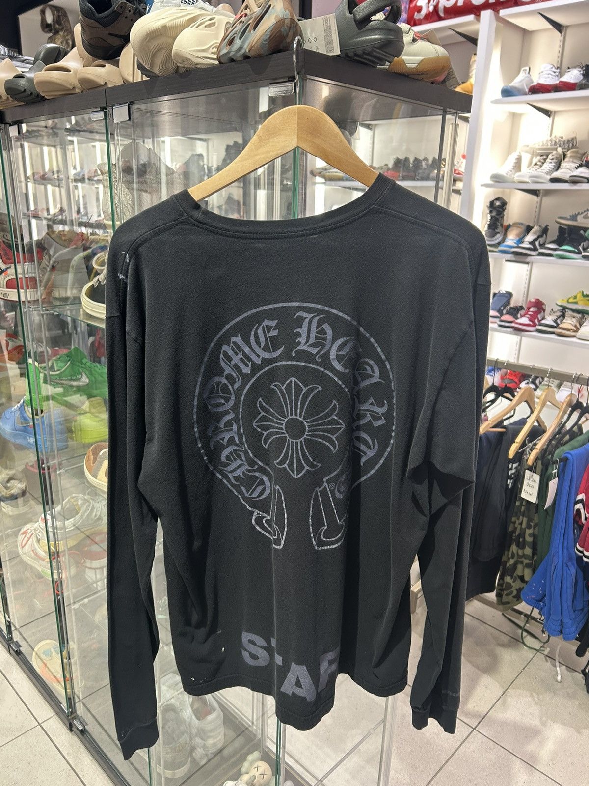 Chrome Hearts Chrome hearts Staff Tee black/silver Size US XL / EU 56 / 4 - 1 Thumbnail