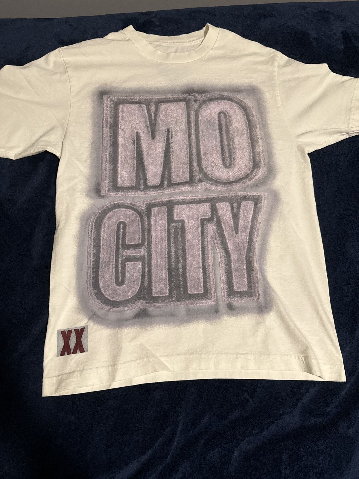 Travis Scott Mo City Flexologist Travis Scott White Tee Days Before Rodeo Size US M / EU 48-50 / 2 - 1 Thumbnail