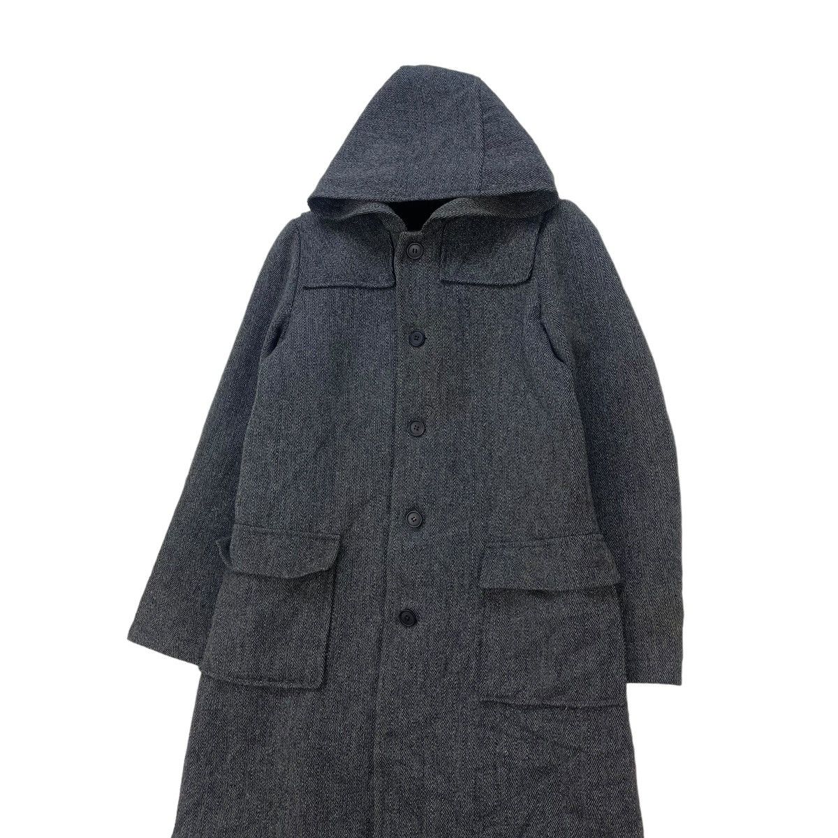 A.P.C. × Autumn Cashmere 💥Vintage Apc Herringbone Hooded Jacket Size M / US 6-8 / IT 42-44 - 3 Thumbnail