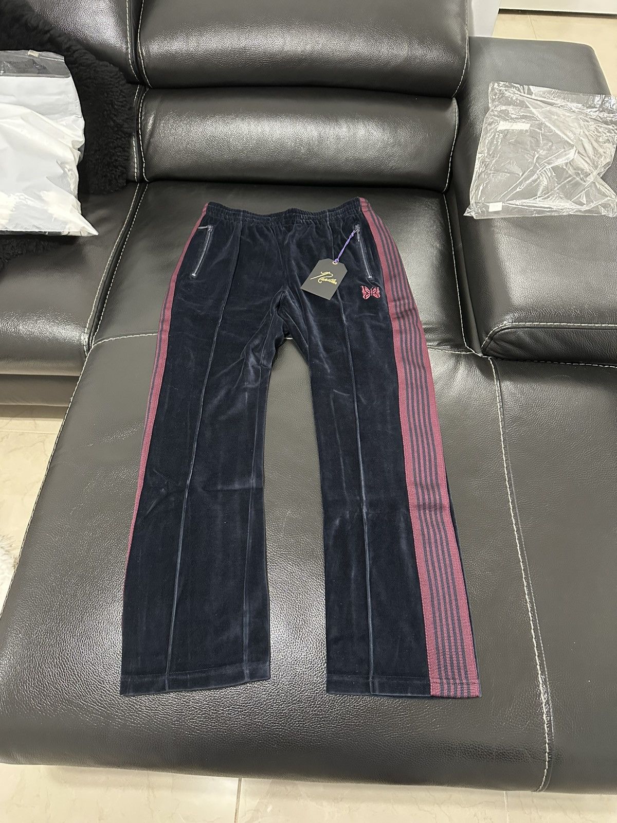 Needles Needles Navy and Burgundy Track Pants Size US 32 / EU 48 - 1 Thumbnail