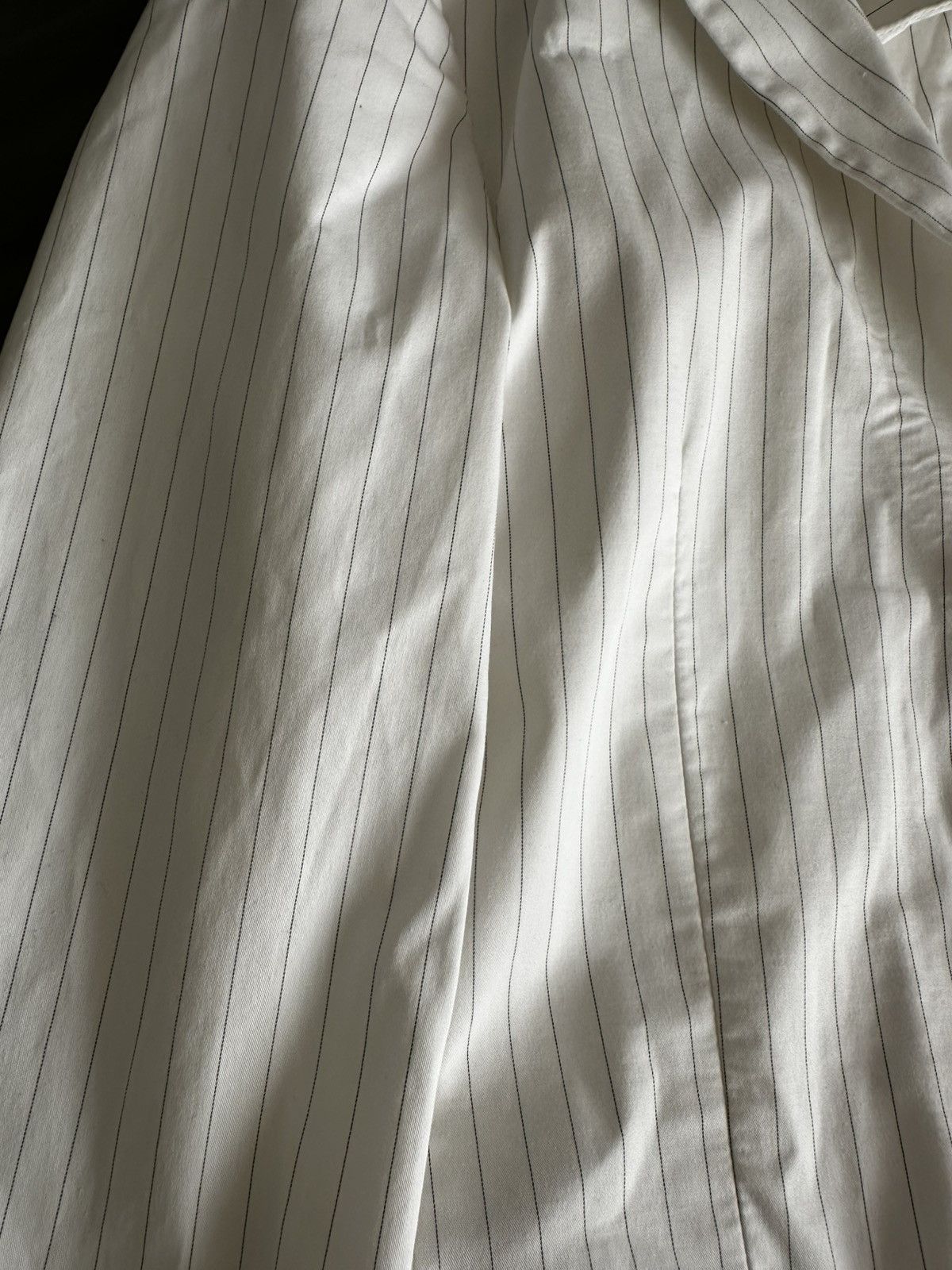 Other White Pinstripe Blazer Size 38R - 3 Thumbnail