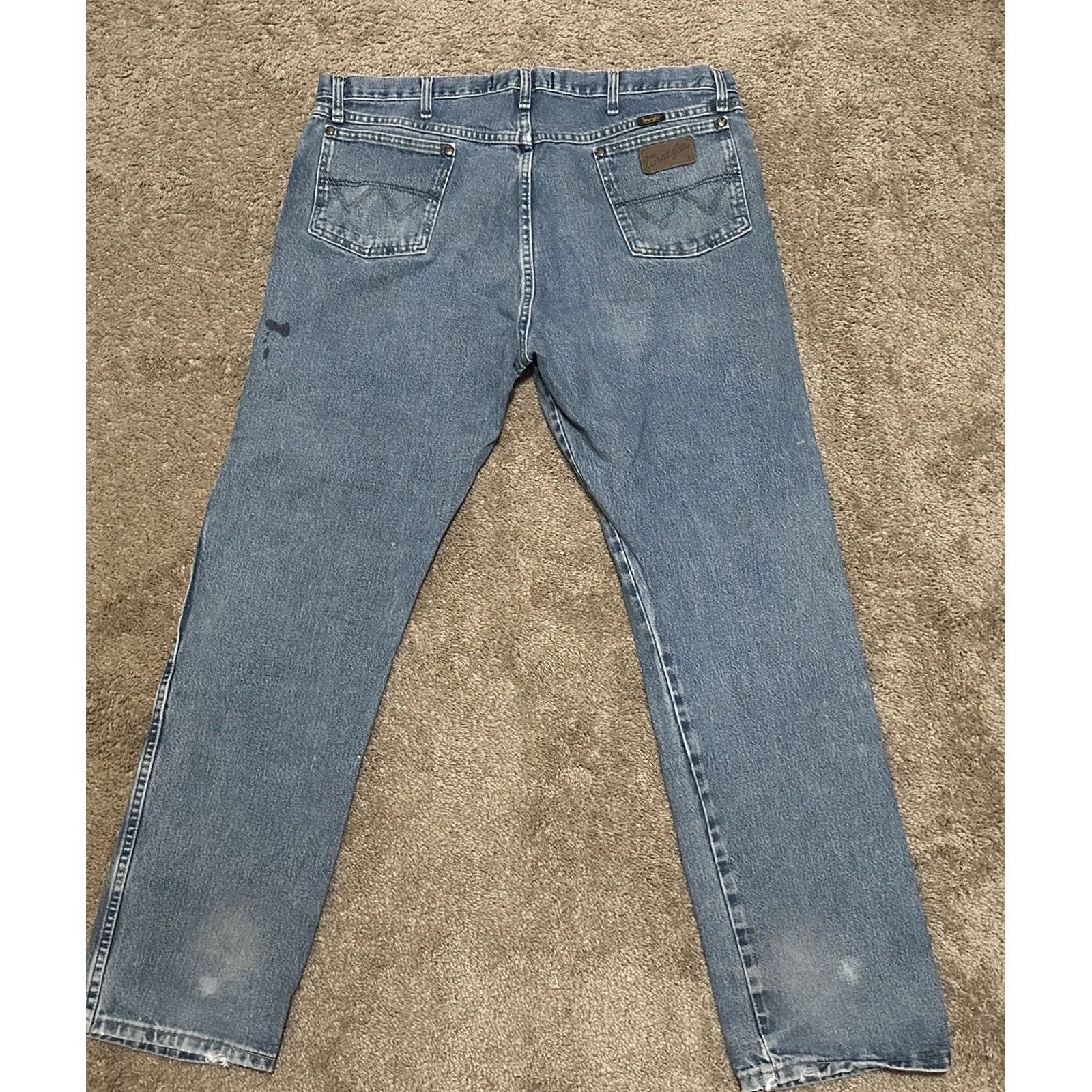 Wrangler Wrangler George Strait Collection Cowboy Jeans 40x32 Boot Cut Denim Blue Mens Size US 40 / EU 56 - 5 Thumbnail