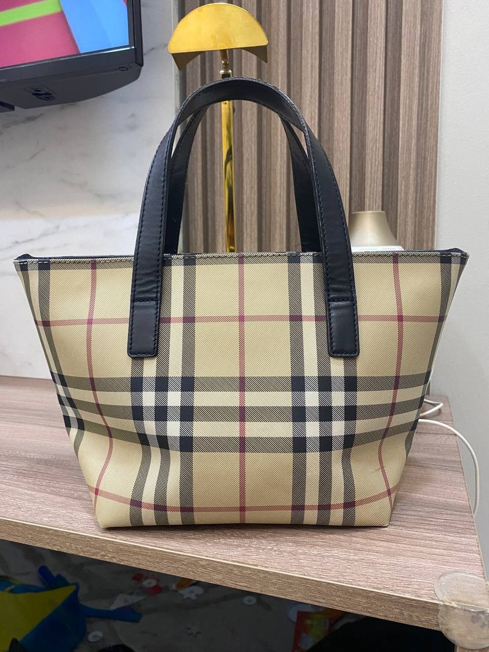 Burberry Burberry Nova Check Mini Totebag Size ONE SIZE - 1 Thumbnail