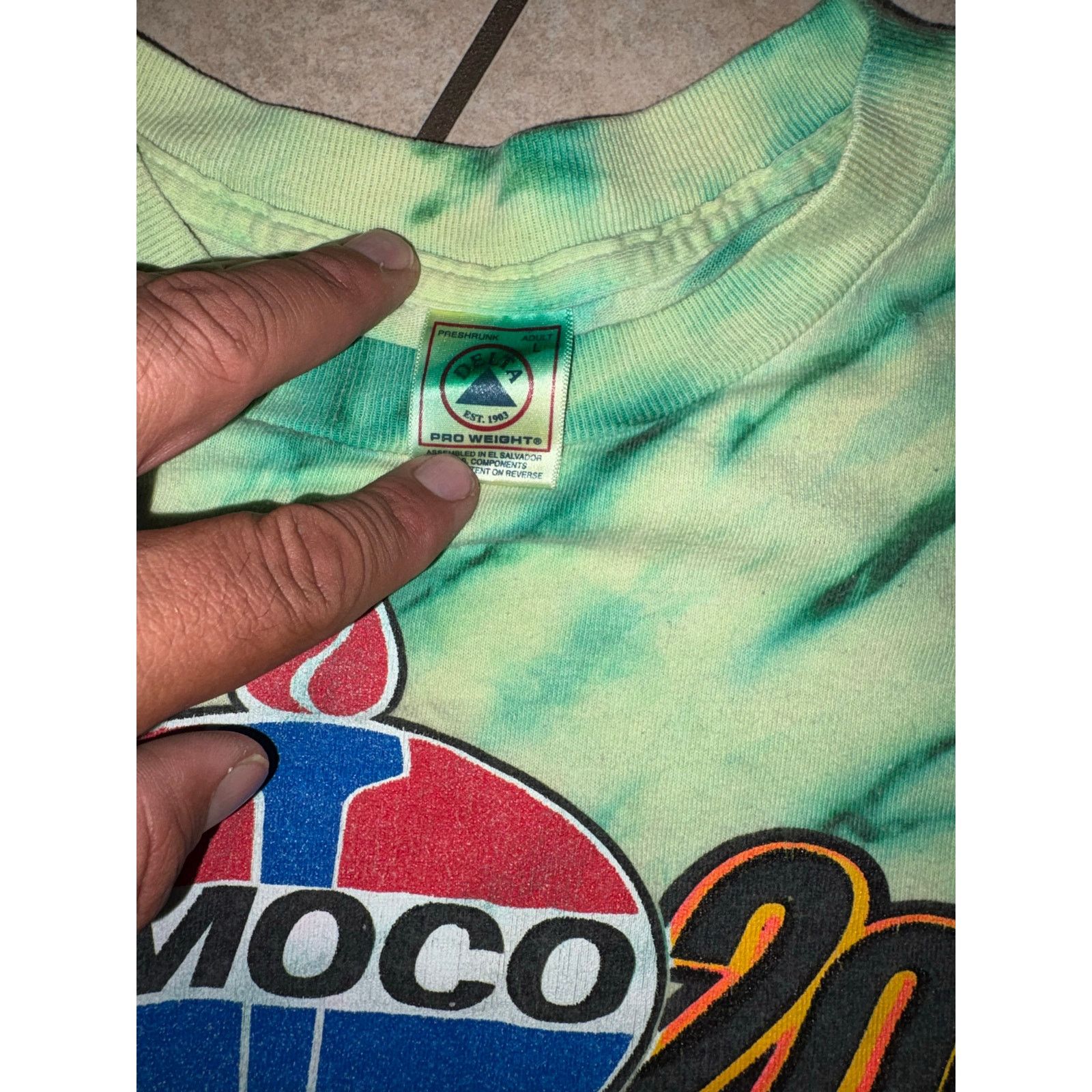 Delta Vintage Knoxville racing 2000 shirt tie dye Size US L / EU 52-54 / 3 - 3 Thumbnail
