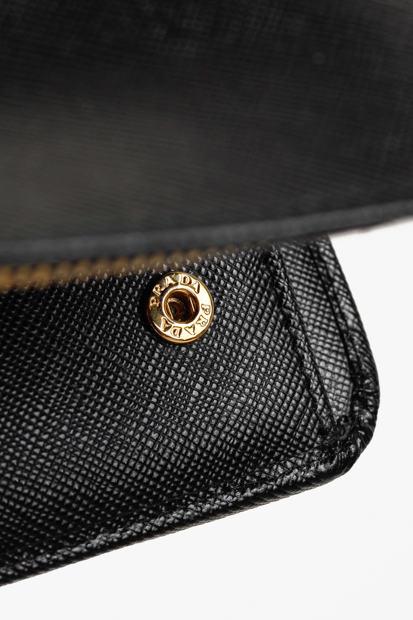 Prada Prada Large Black Saffiano Leather Wallet Size ONE SIZE - 8 Thumbnail