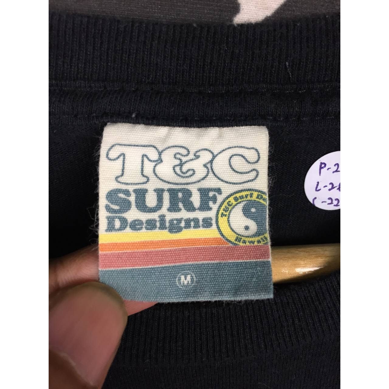 Vintage Vtg T&C Surf Designs Hawaii Live Like This Longsleeve Tee Size US M / EU 48-50 / 2 - 8 Thumbnail