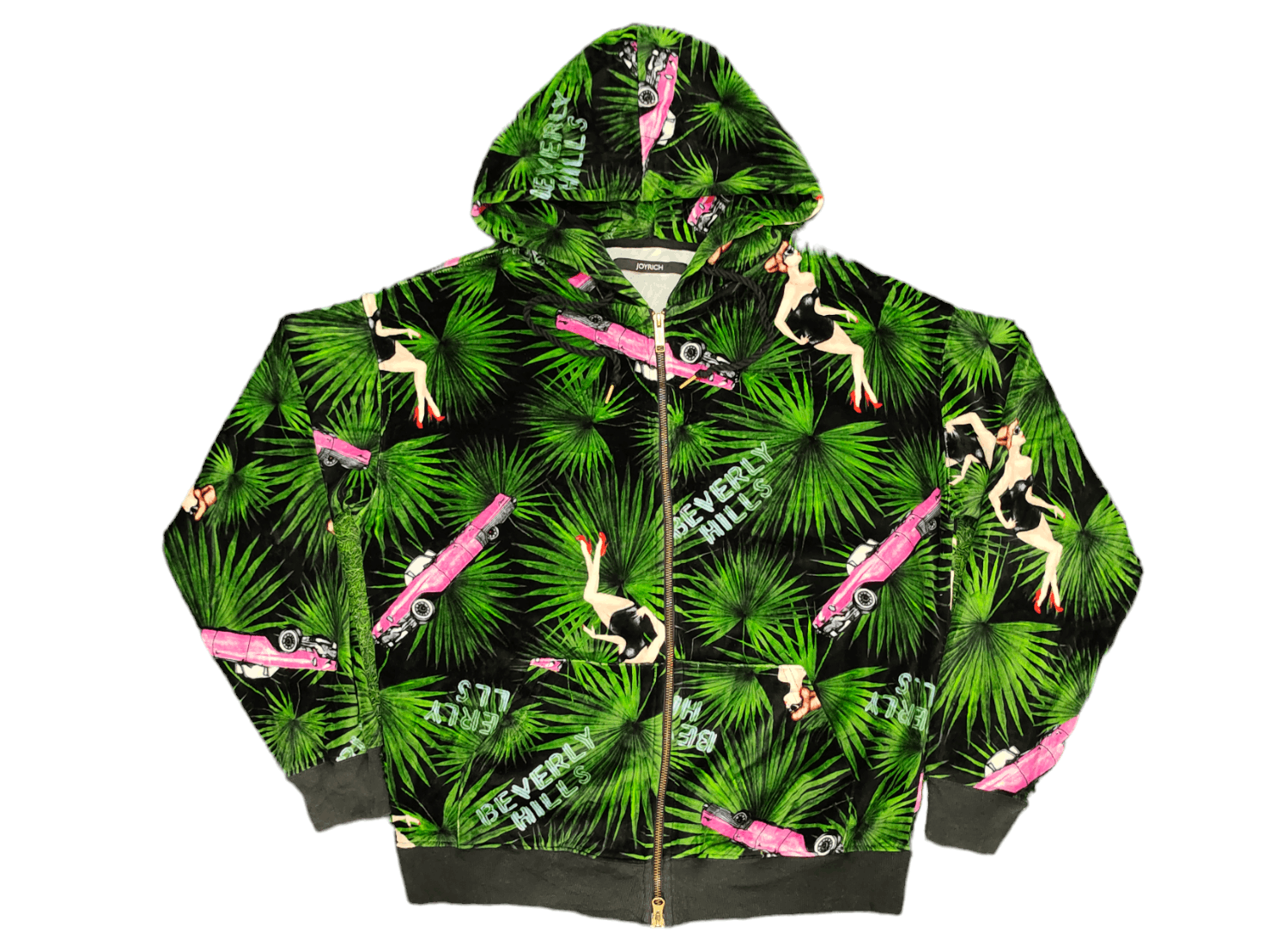 Joyrich Joyrich 'Beverly Hill' Fullprint Velvet Hoodie Size US M / EU 48-50 / 2 - 2 Thumbnail
