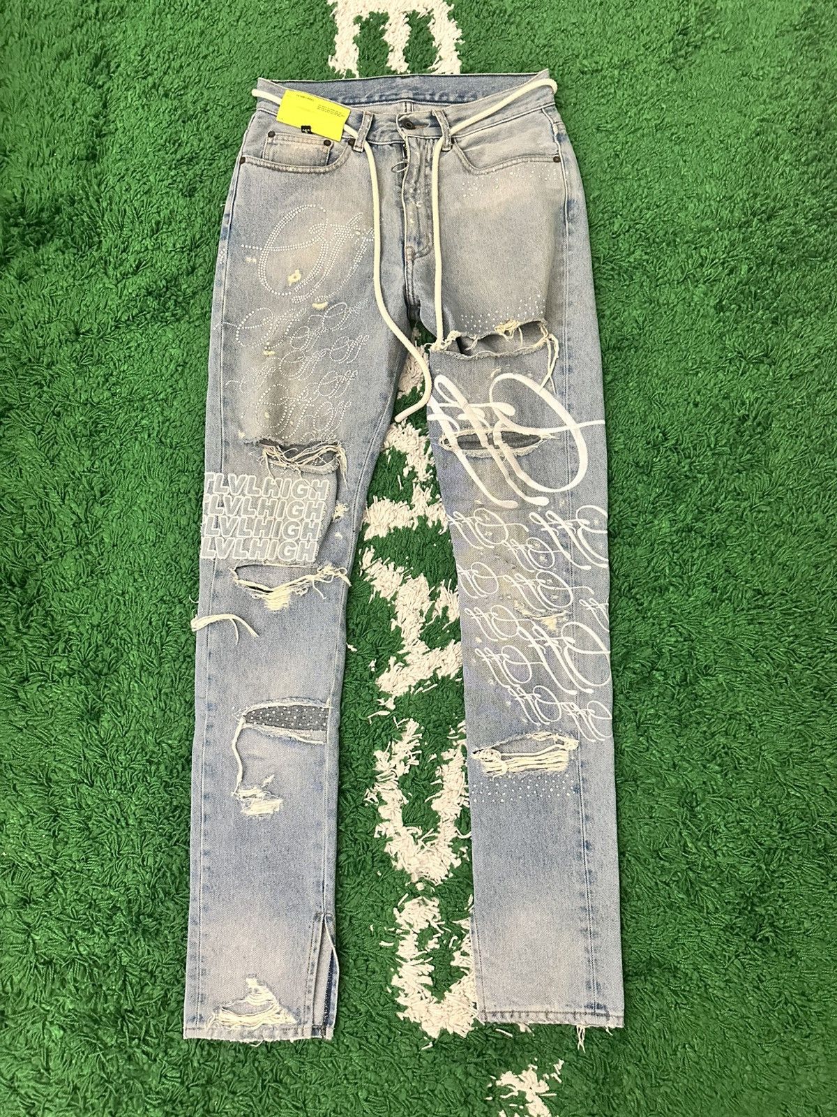 Off-White Jeans off white x ev bravado Size US 29 - 1 Thumbnail