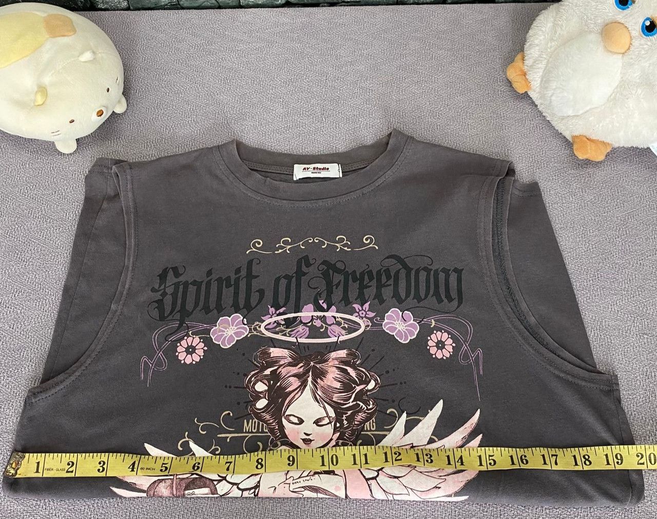Japanese Brand Ay Studio Spirit Of Freedom Punk Singlet Size US M / EU 48-50 / 2 - 8 Thumbnail