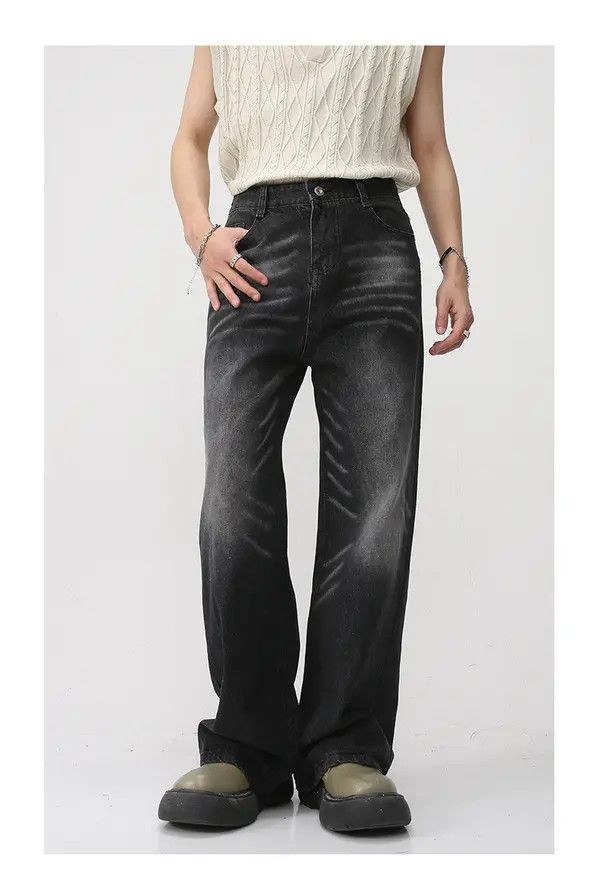 Japanese Brand VIBE Casual loose straight wide leg vintage jeans Size US 32 / EU 48 - 3 Thumbnail