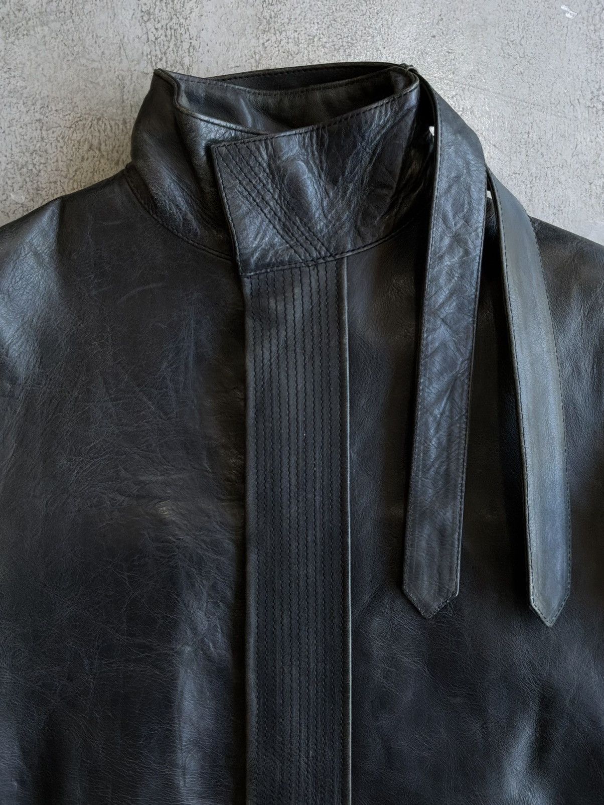 Dior AW03 Dior - Hedi Slimane - Luster Leather Jacket Size US S / EU 44-46 / 1 - 4 Thumbnail