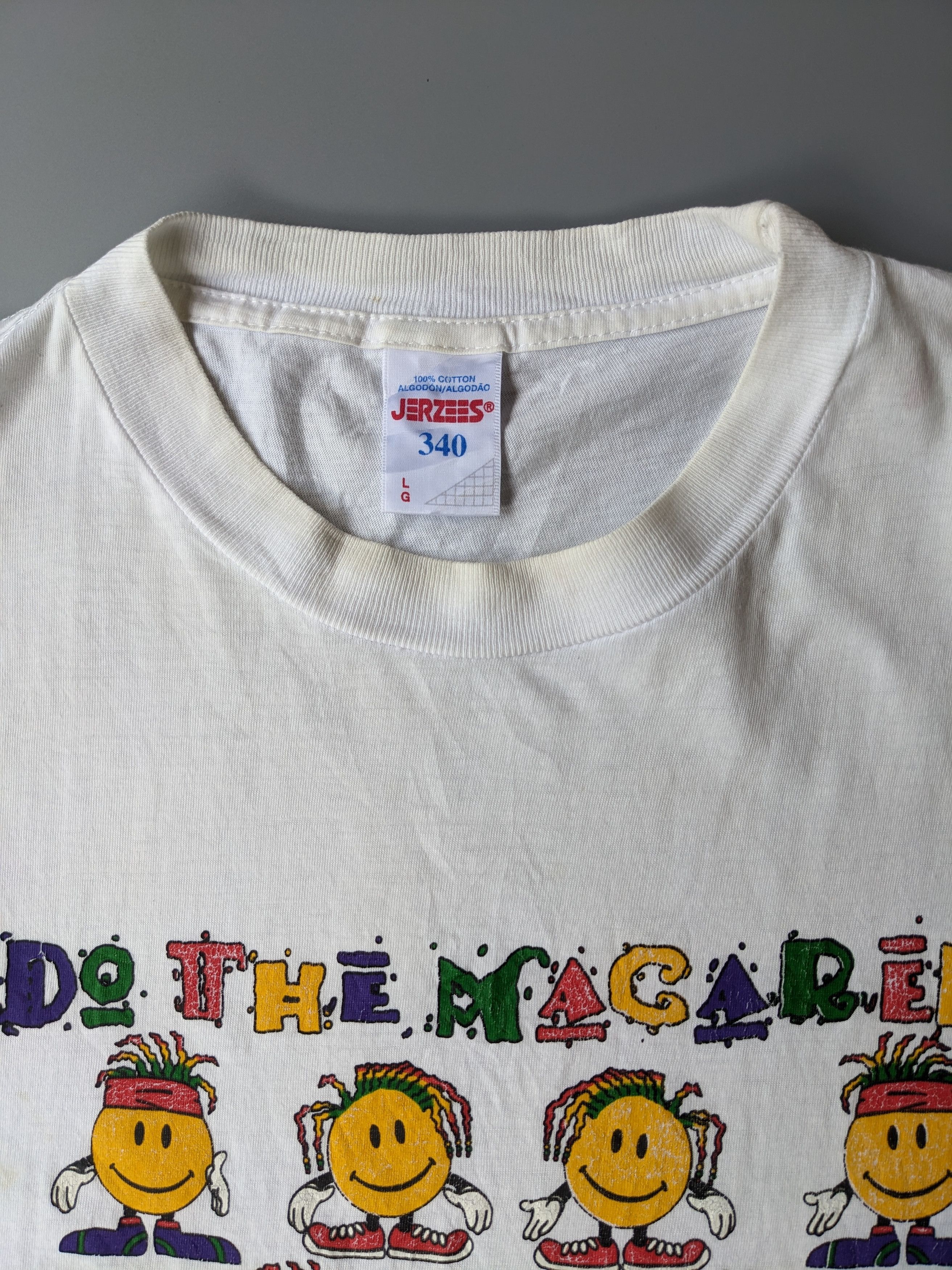 Vintage Do The Macarena Jamaica smiley face Size US L / EU 52-54 / 3 - 3 Thumbnail