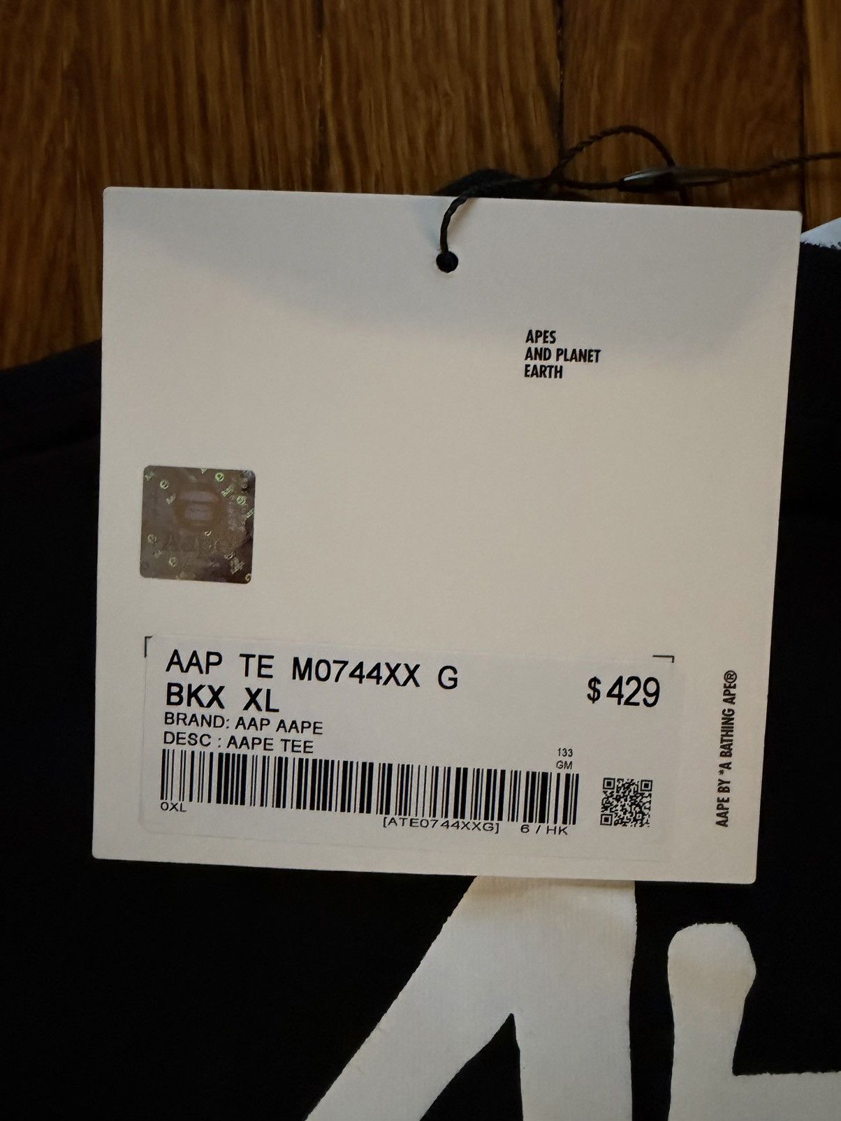 Aape Somewhere in the AAPE Universe Tee Size US XL / EU 56 / 4 - 6 Thumbnail