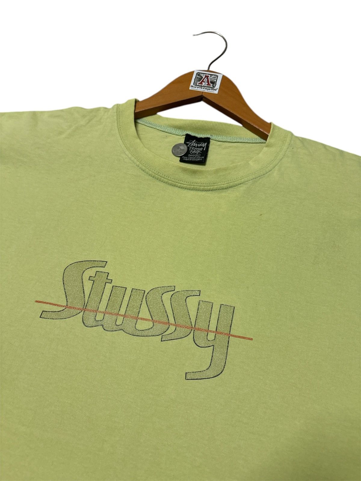 Stussy 💸BINDING OFFER💸VINTAGE 90S STUSSY SPELLOUT TSHIRT TEE💥 Size US XL / EU 56 / 4 - 5 Thumbnail