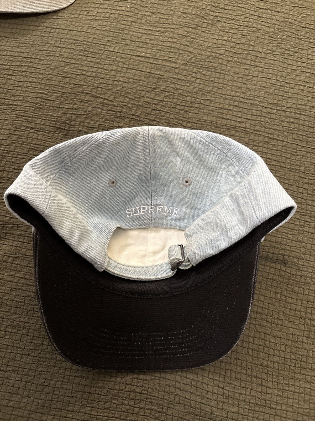 Supreme Supreme pigment coated 2 tone s logo 6 panel blue navy Size ONE SIZE - 2 Thumbnail