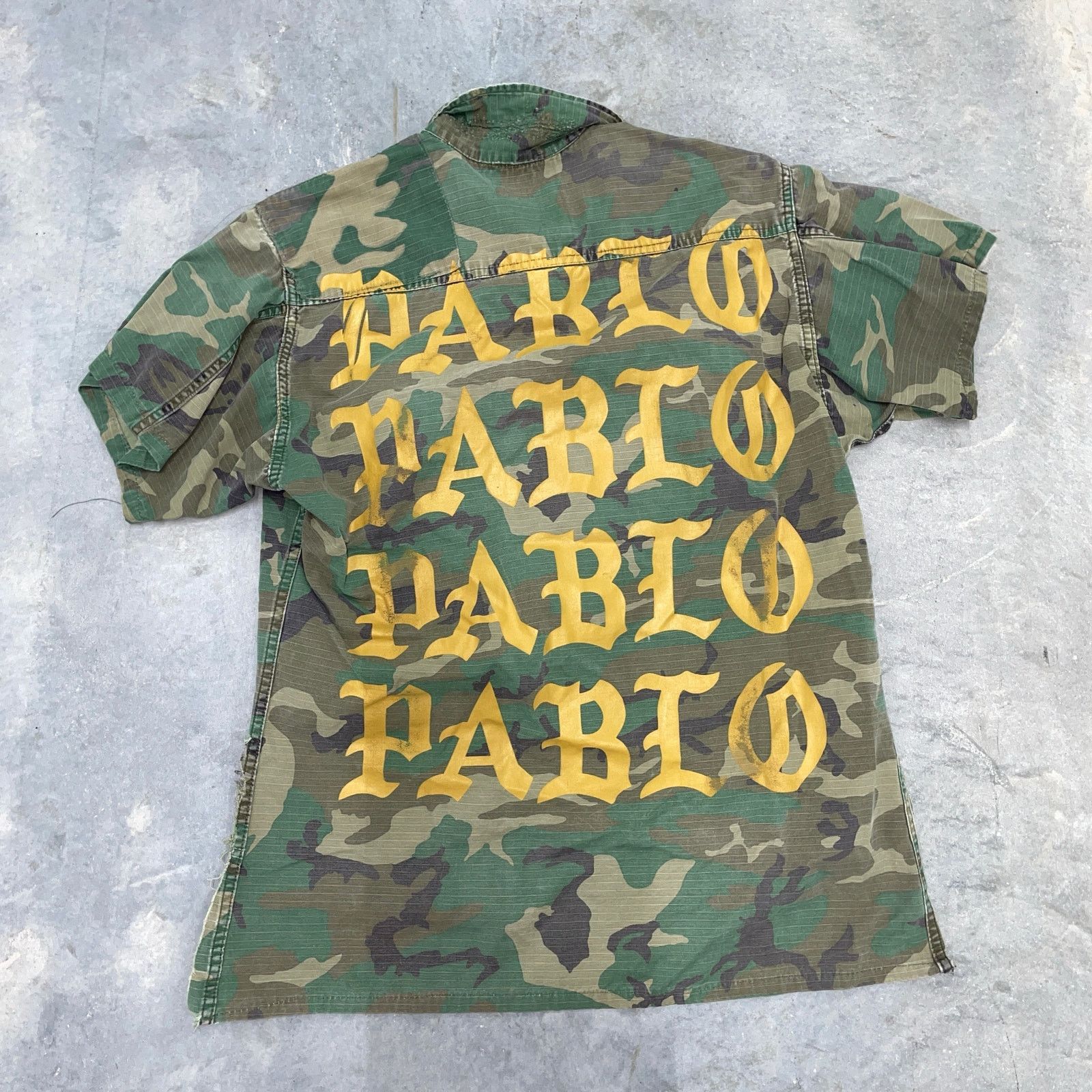 Designer × Kanye West × Vintage Kanye West Pablo Green Military 