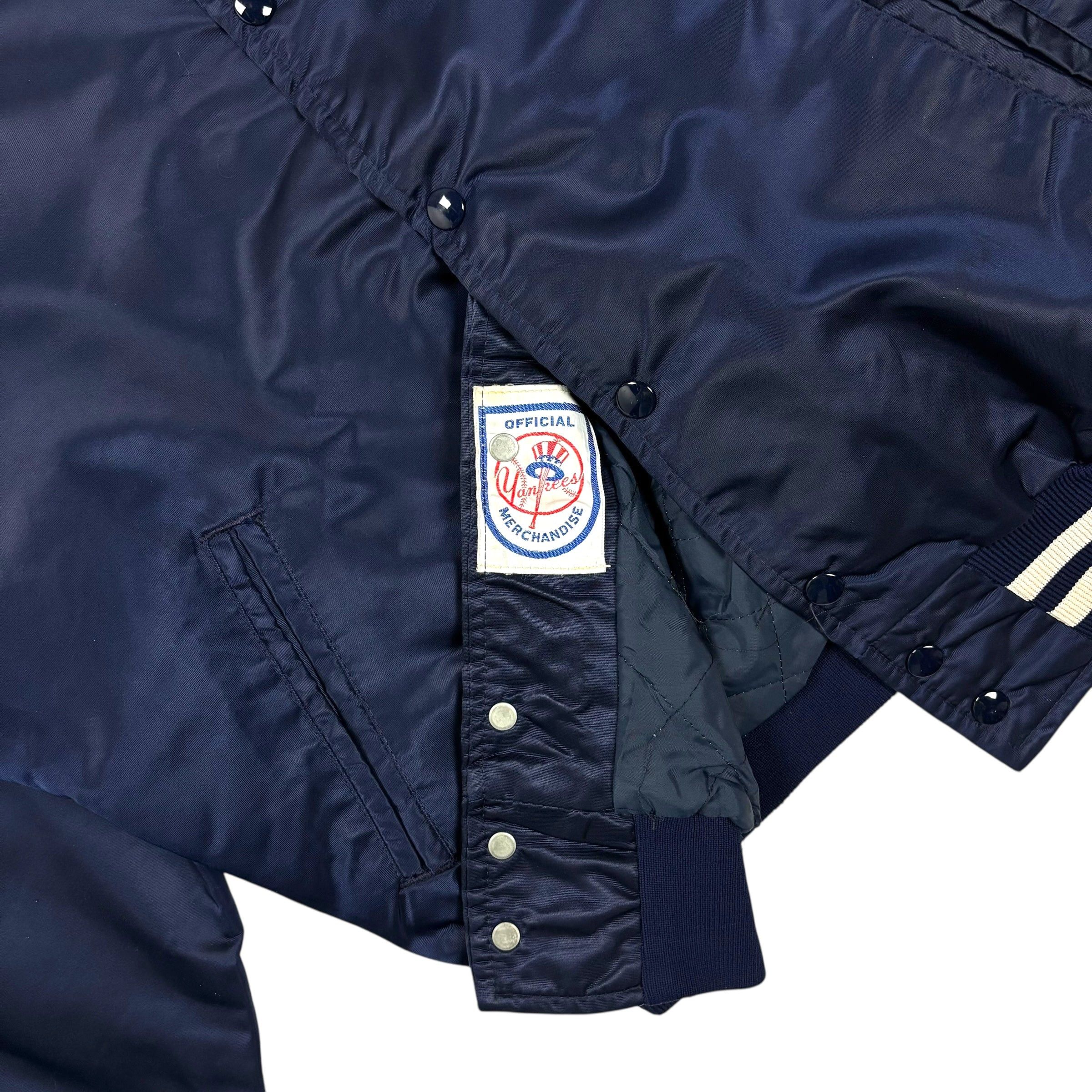 New York Yankees × Vintage 1981 New York Yankees Satin Baseball Jacket - Size M Size US M / EU 48-50 / 2 - 5 Thumbnail