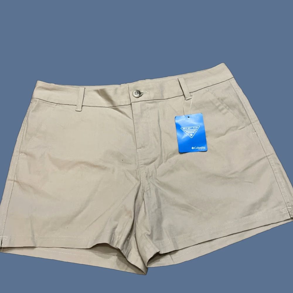 Vintage Columbia Shorts Womens Size 12 Tan Hiking Stretch Bonehead Size 34" / US 12 / IT 48 - 1 Thumbnail