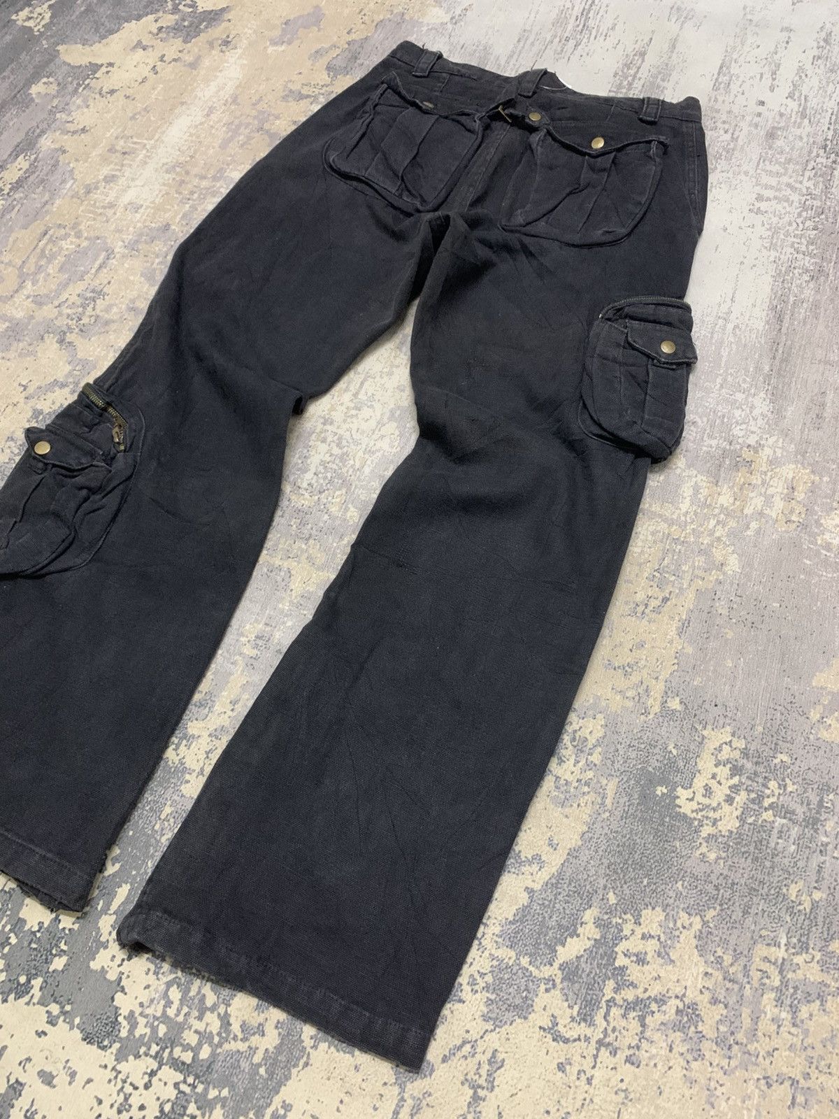 If Six Was Nine Philodox Japan Archive Bondage Parachute Cargo Pants M Size US 31 - 12 Thumbnail