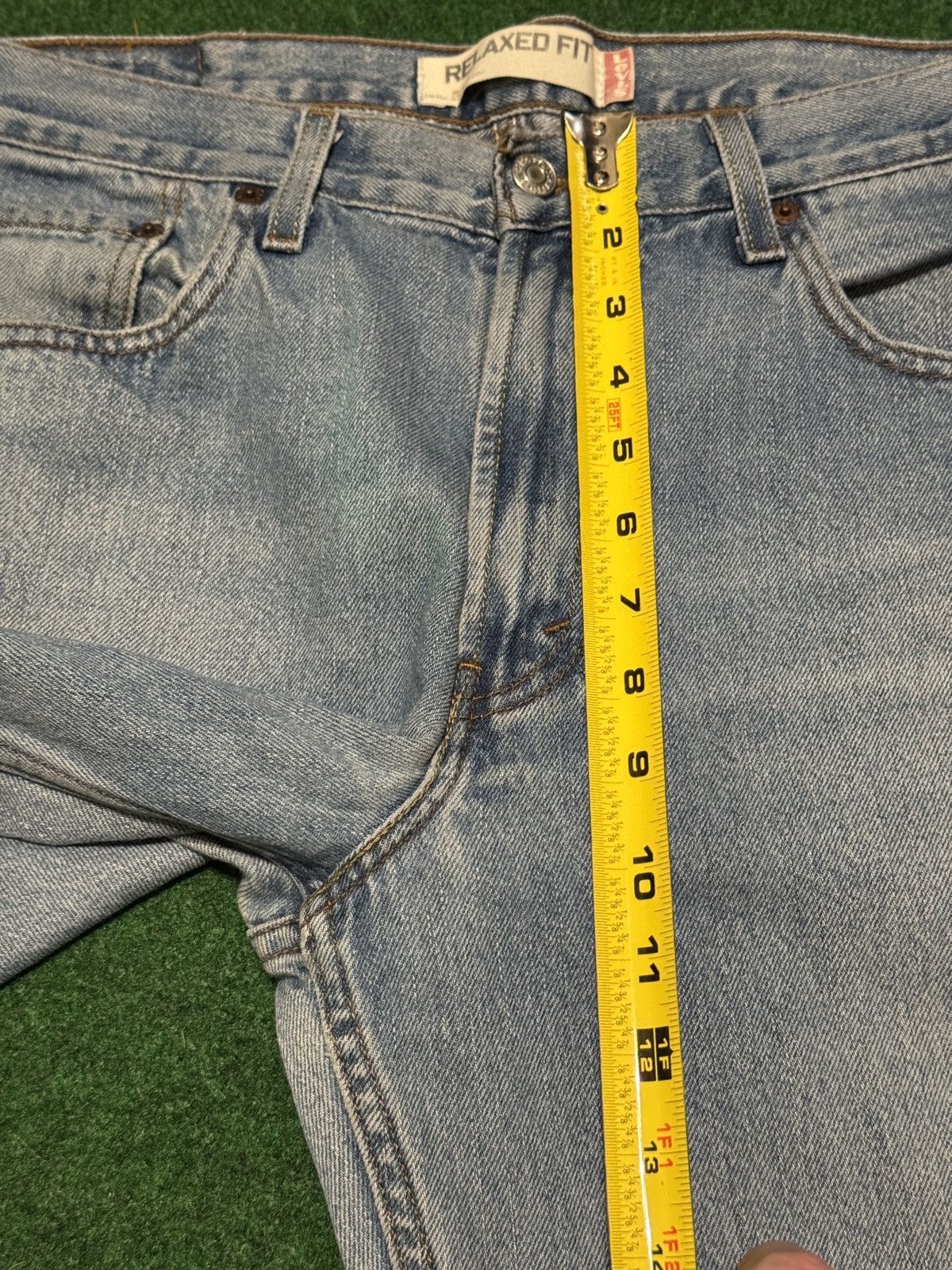 Levi's Vintage Clothing Levis 550 Relaxed Y2K Wide Leg Baggy 34x34 Light Wash Jeans Size US 34 / EU 50 - 12 Thumbnail