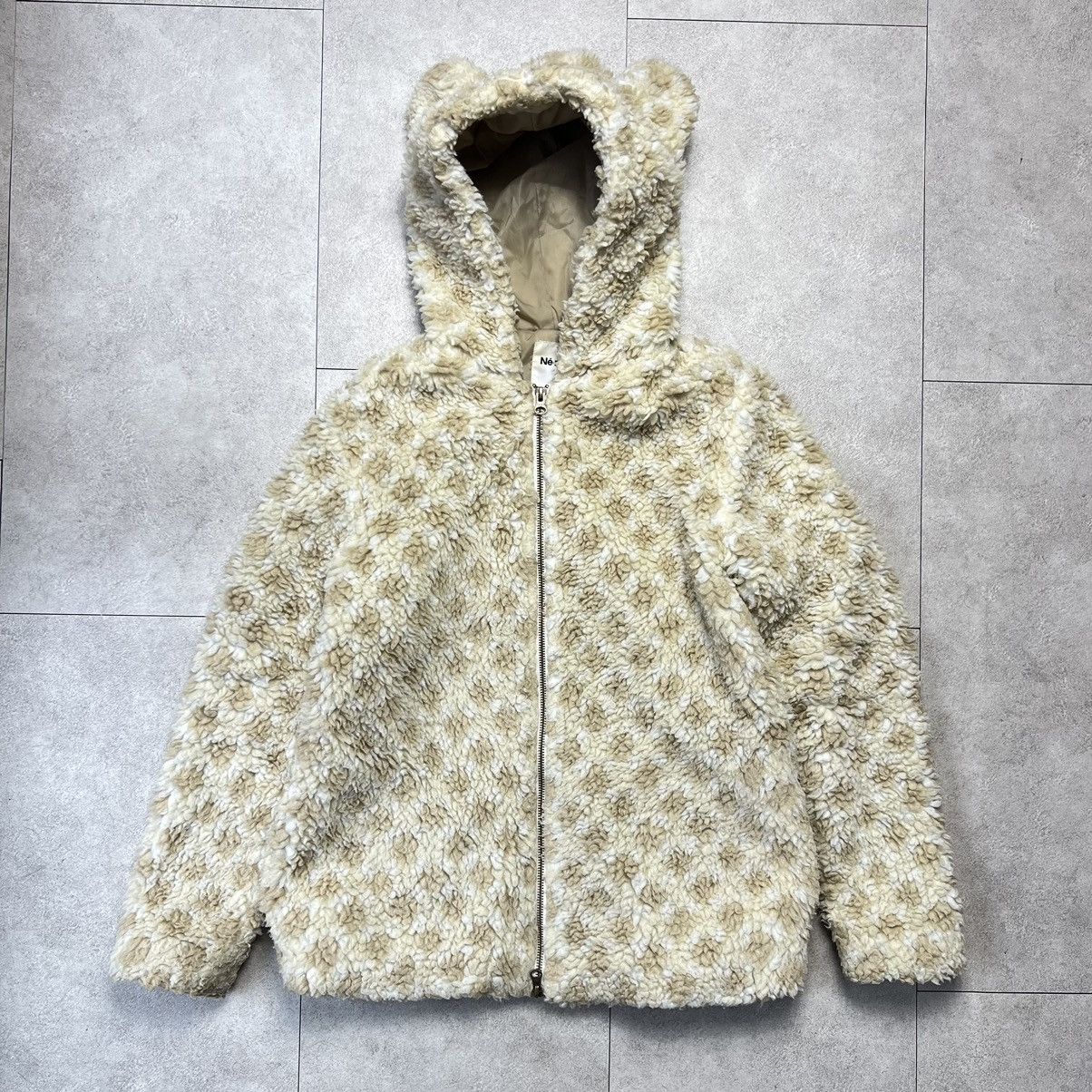 Ne-Net Ne Net Ear Bear Pattern Hoodie Zip Jacket Size US L / EU 52-54 / 3 - 1 Thumbnail