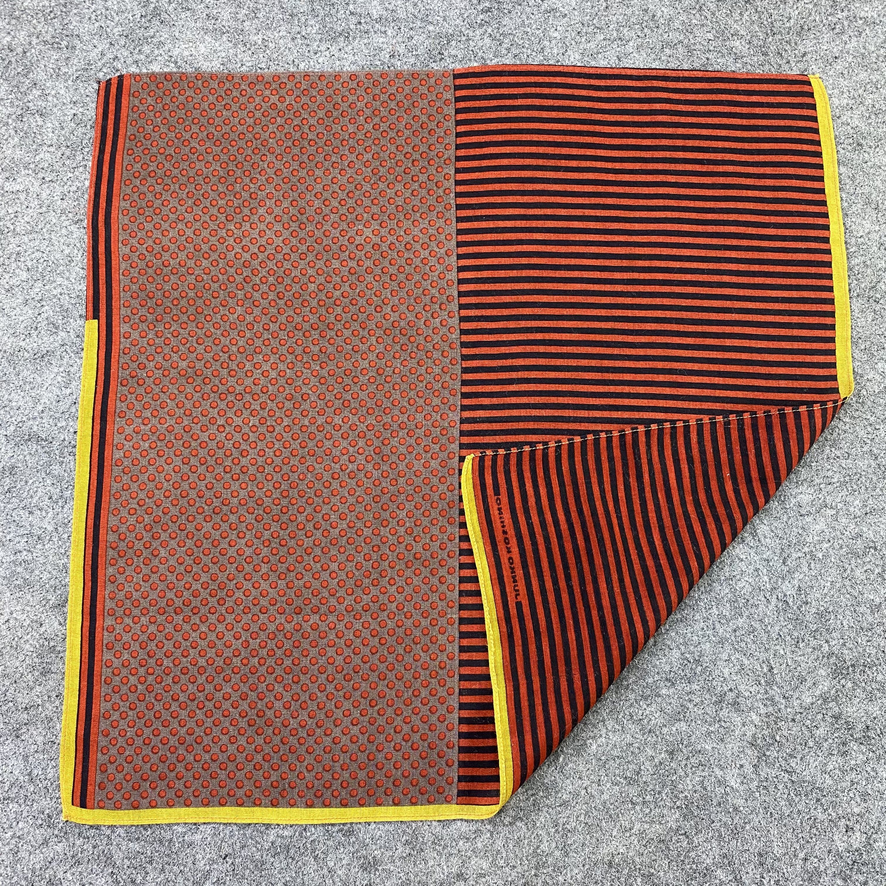 Japanese Brand Junko Koshino Handkerchief Neckerchief Bandana-B1634 Size ONE SIZE - 5 Thumbnail