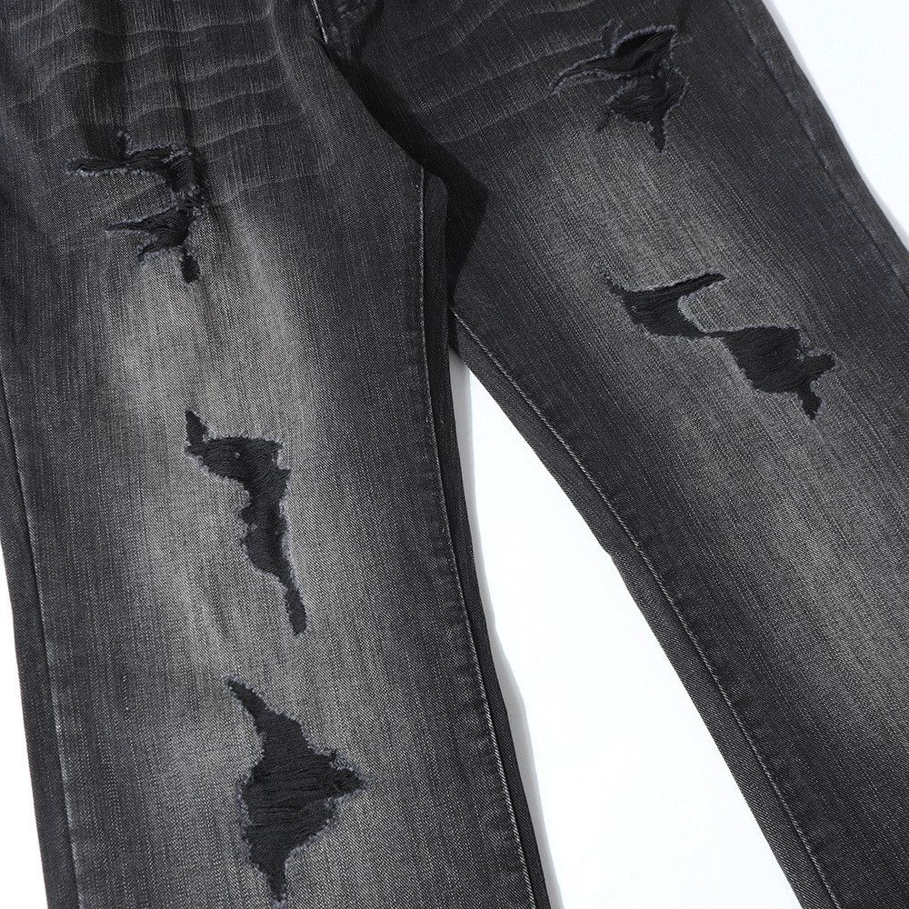 Japanese Brand × Jean Men's American washed distressed bootcut jeans Size US 32 / EU 48 - 4 Thumbnail