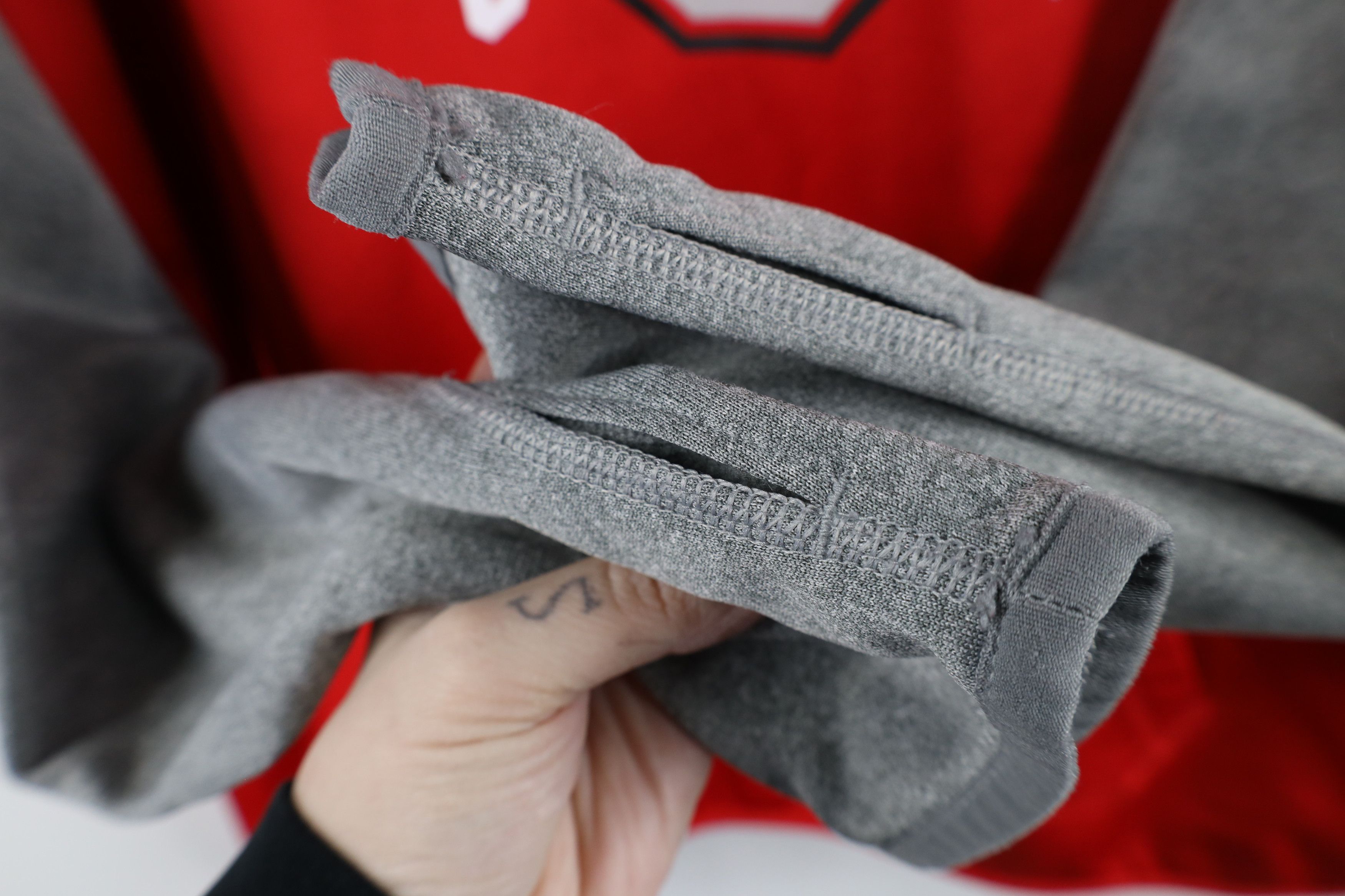 Nike × Vintage Nike Therma Fit Spell Out Ohio State University Hoodie Red Size US XXL / EU 58 / 5 - 9 Thumbnail