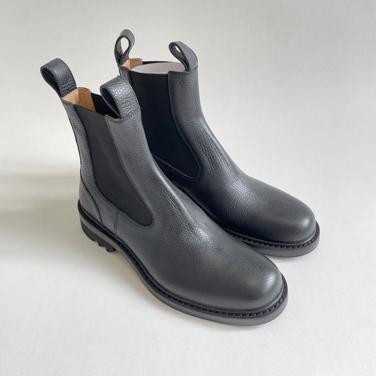 Dries Van Noten Black Tumbled Leather Boots Size US 8 / EU 41 - 5 Thumbnail