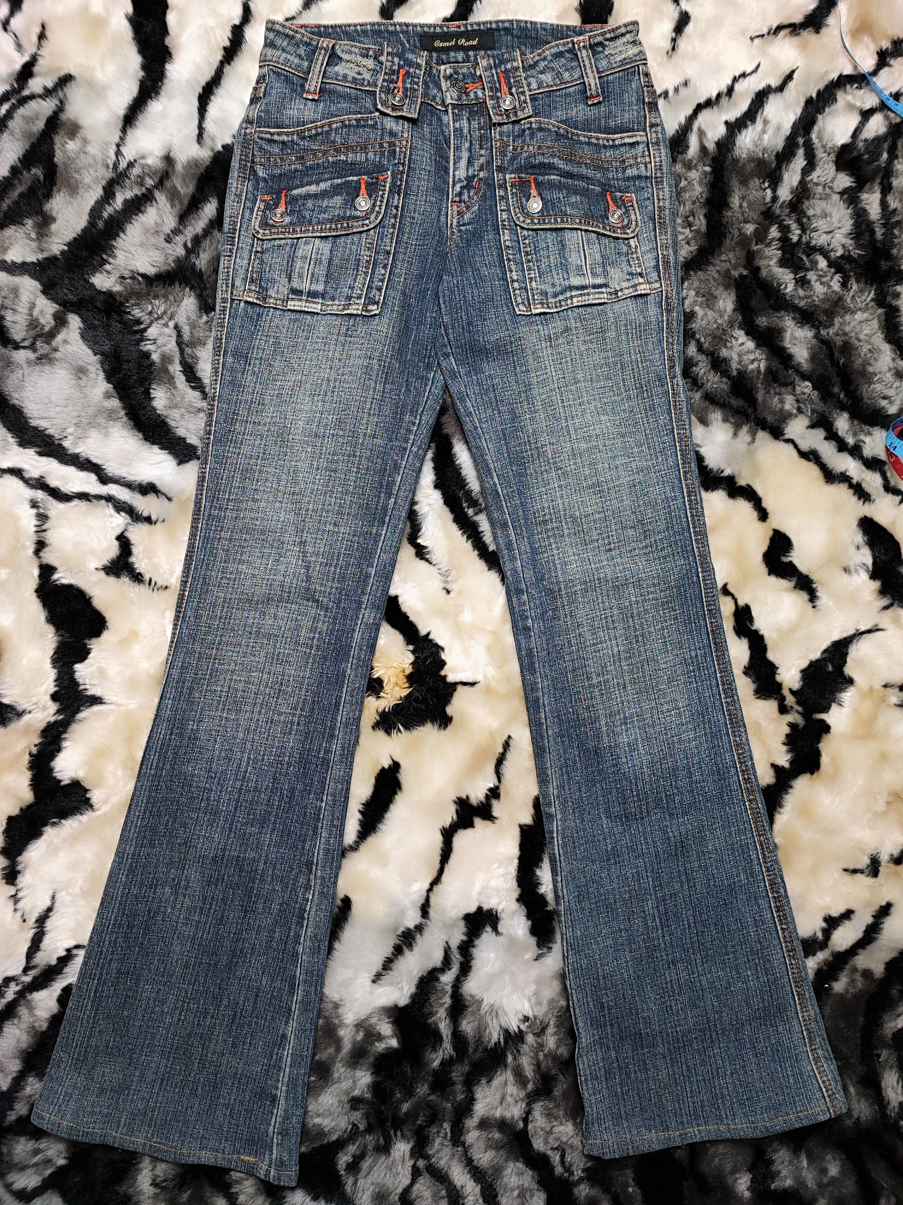 Hysteric Glamour Flare Bush Pants Jeans Camel Road Mud Rusty Bootcut Size US 27 - 5 Thumbnail