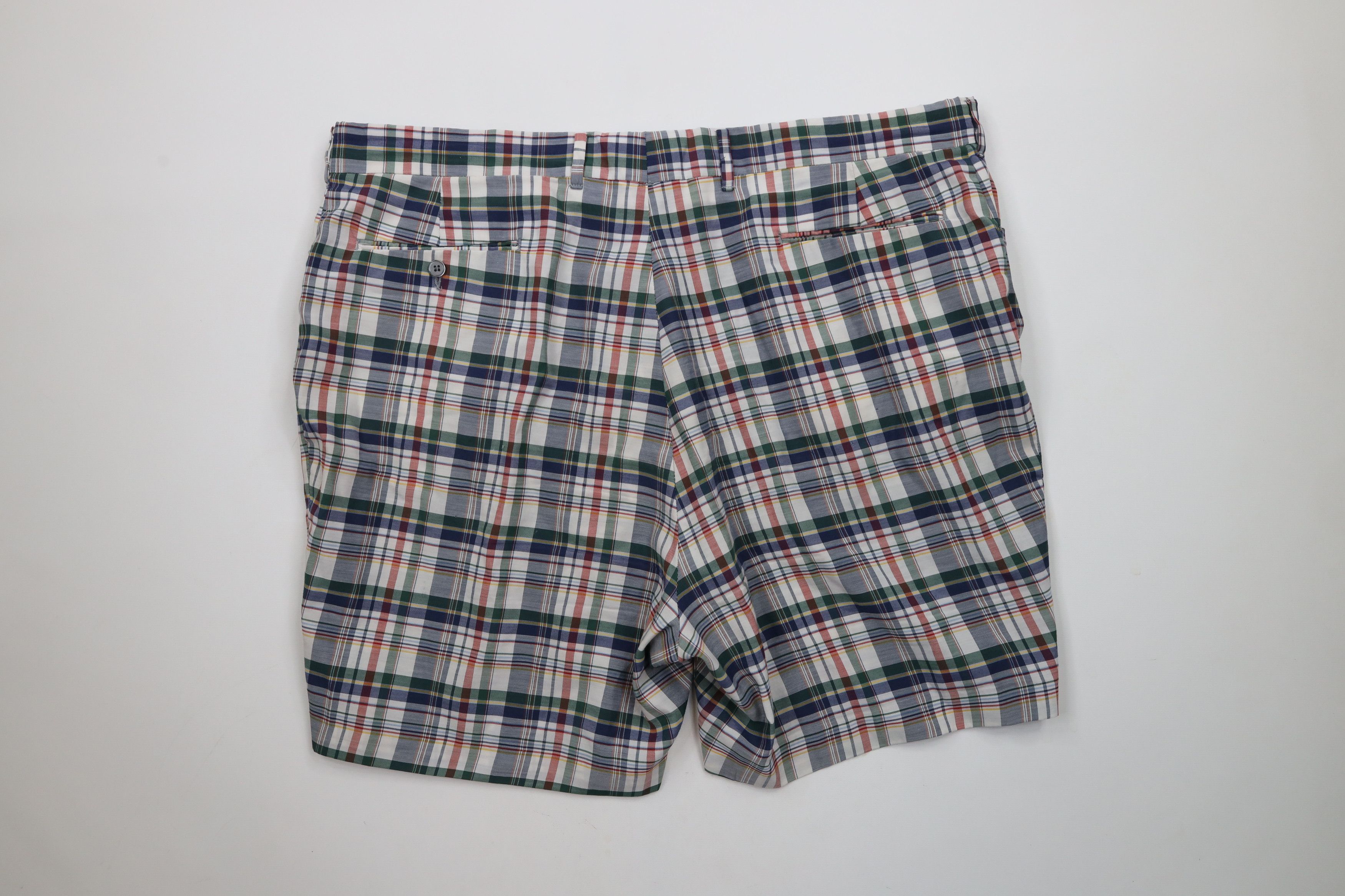 Vintage Vintage 90s Streetwear Plaid Above Knee Chino Shorts USA Size US 40 / EU 56 - 8 Thumbnail