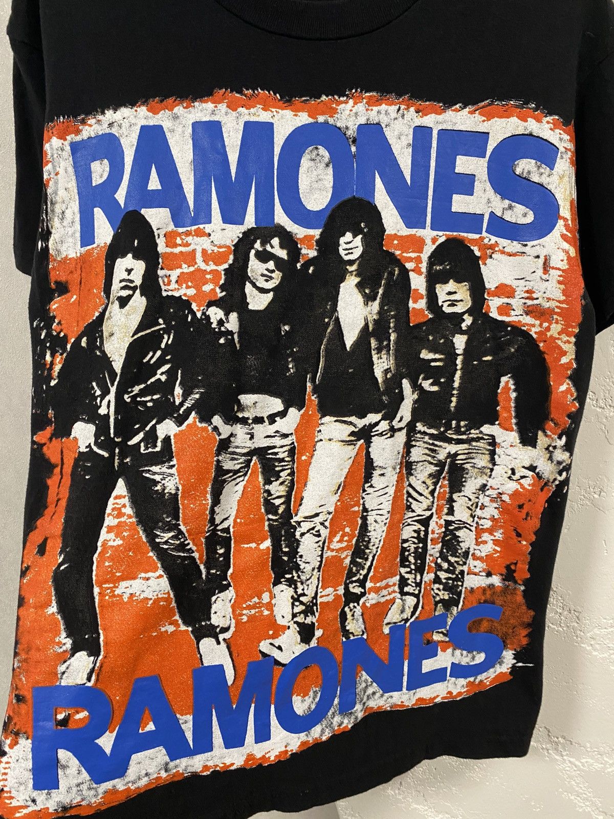 Band Tees 🍀Free Shipping☘️ Vintage Ramones T-Shirt Band Over Printed Size US M / EU 48-50 / 2 - 2 Thumbnail