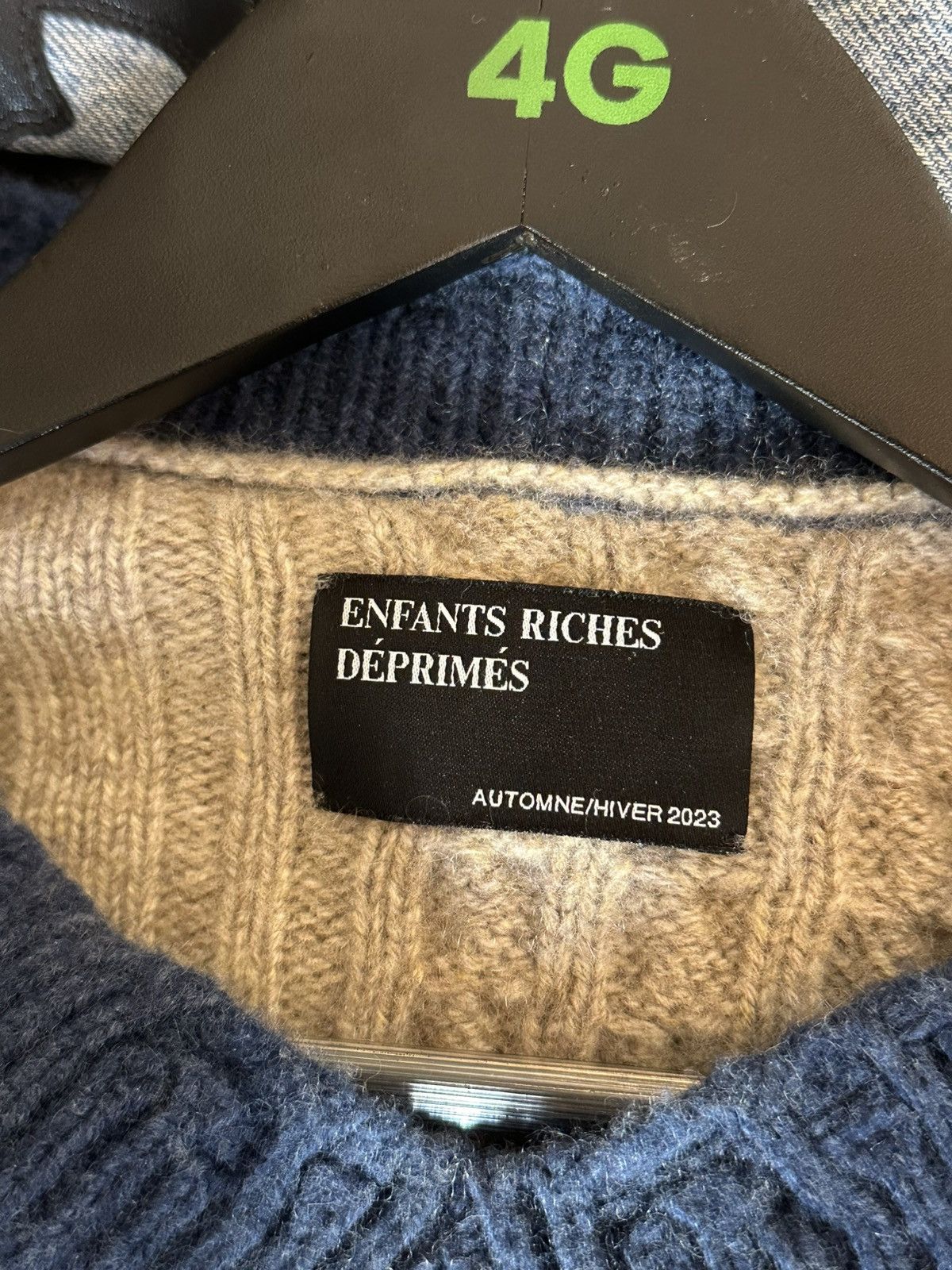 Enfants Riches Deprimes ERD DISTRESSED ASYMMETRICAL CASHMERE SWEATER Size US M / EU 48-50 / 2 - 6 Thumbnail